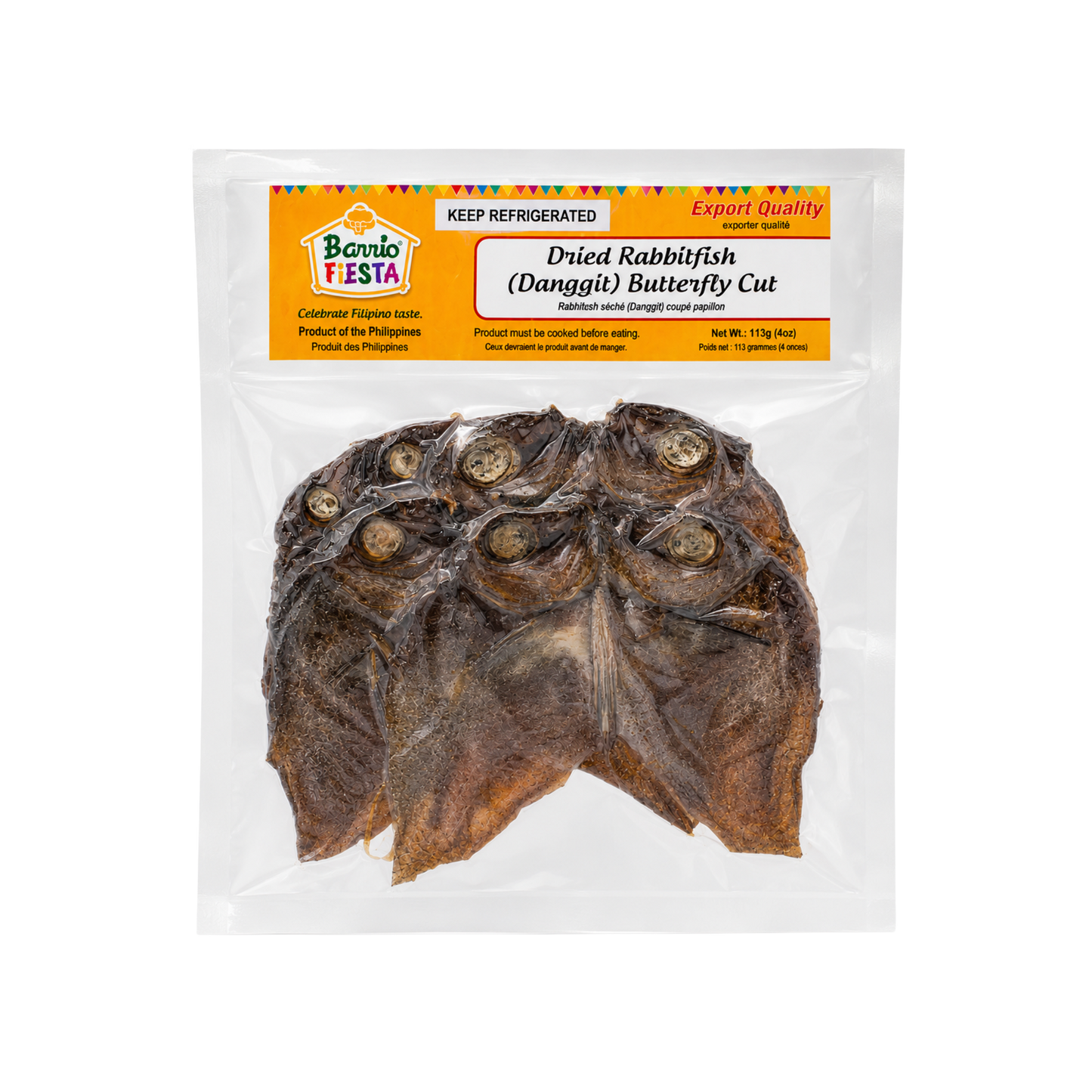 Barrio Fiesta Dried Rabbit Fish (Danggit) Butterfly Cut - 40/100g