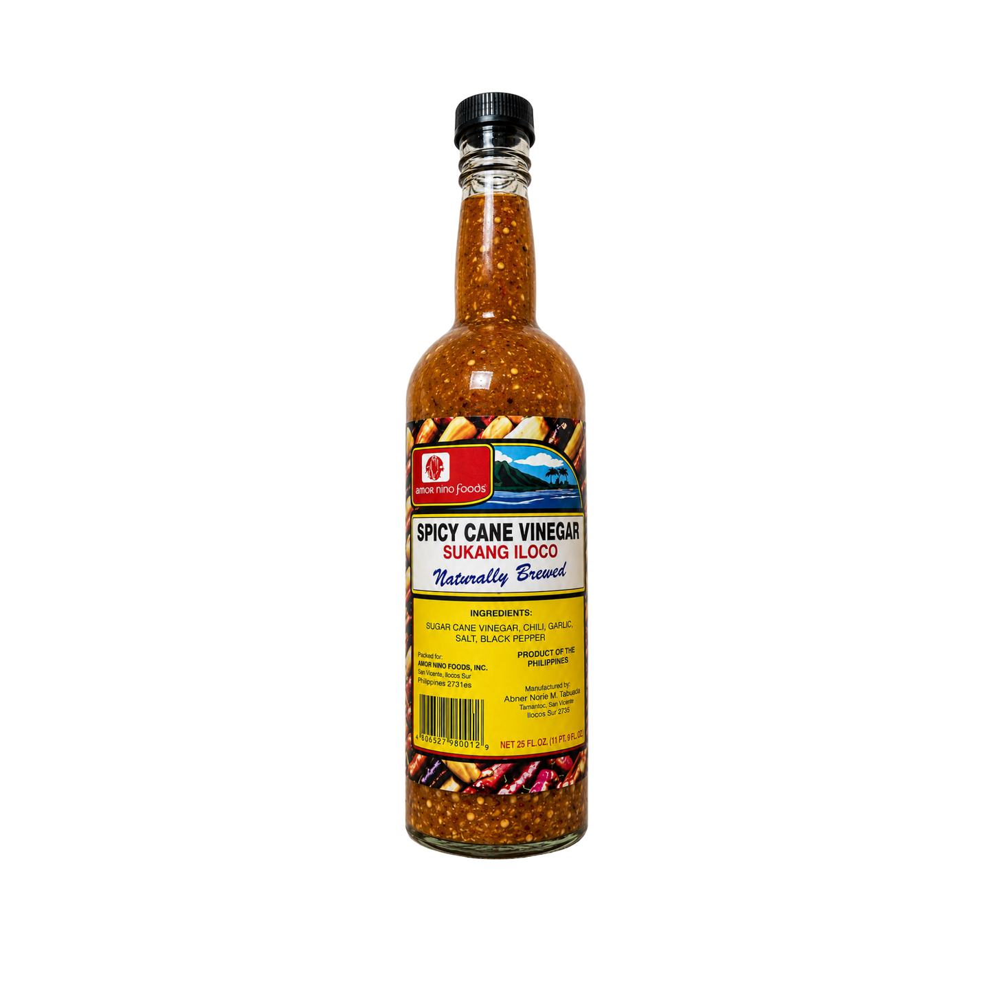 Amor Spicy Cane Vinegar - 12/739 | 25oz