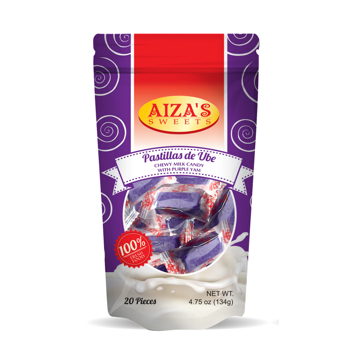 Aiza's Pastillas de Ube - 20x20/134g | 4.73oz