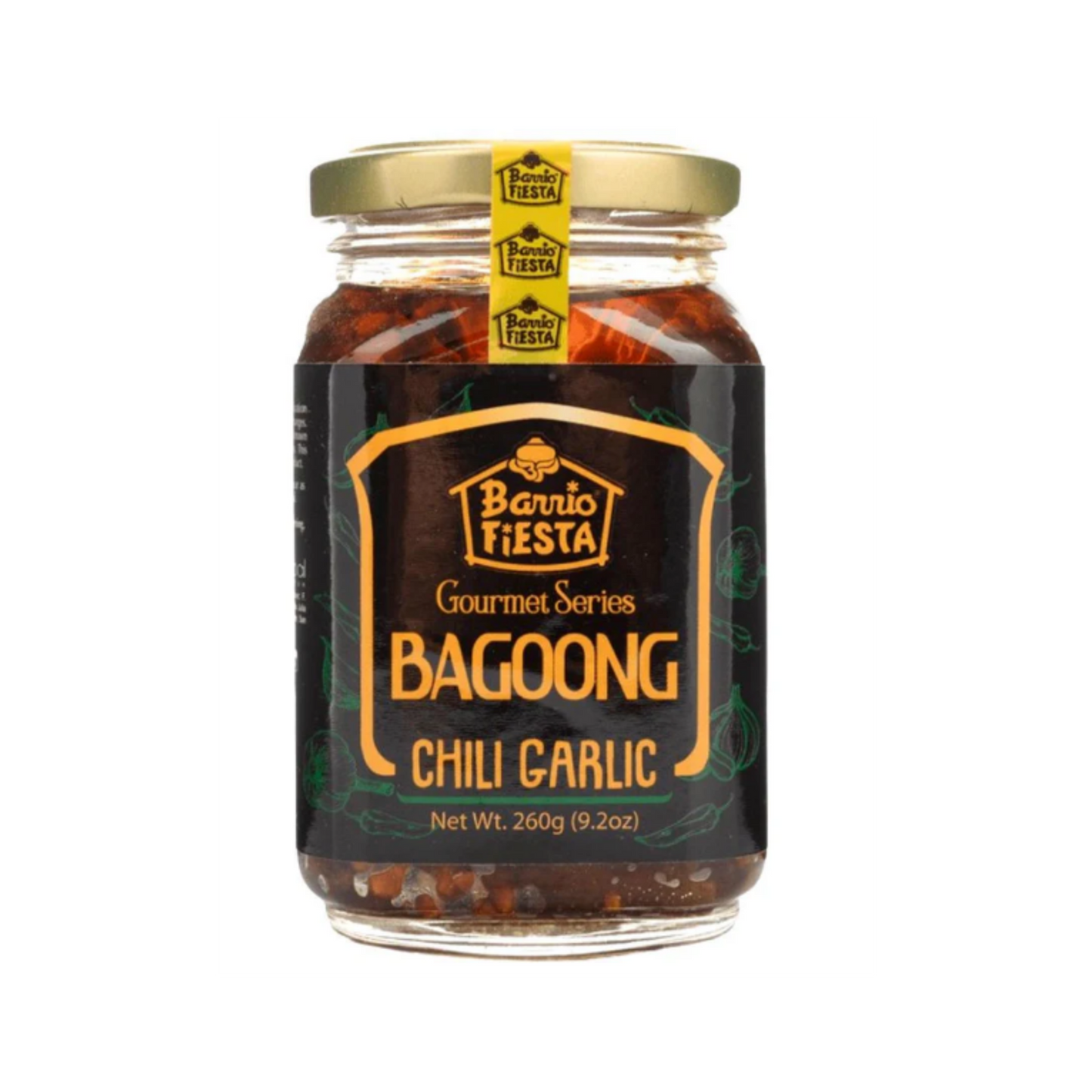 Barrio Fiesta Gourmet Series Bagoong Chili Garlic - 12/260g | 9.2oz