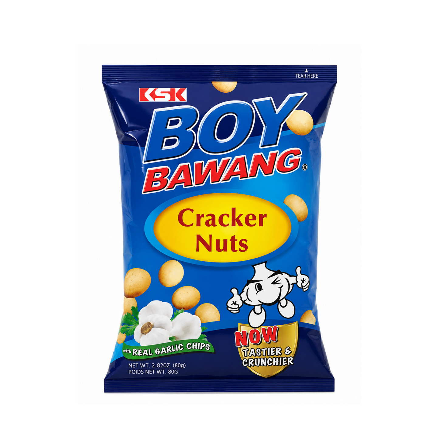 Boy Bawang Cracker Nuts Garlic - 40/85g | 3oz