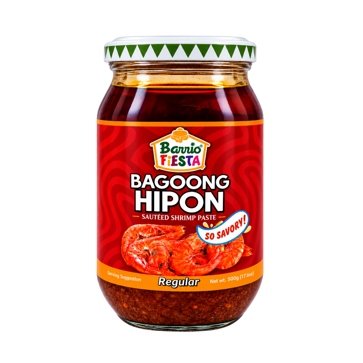 Barrio Fiesta Bagoong Hipon Regular 12/500g | 17.6oz