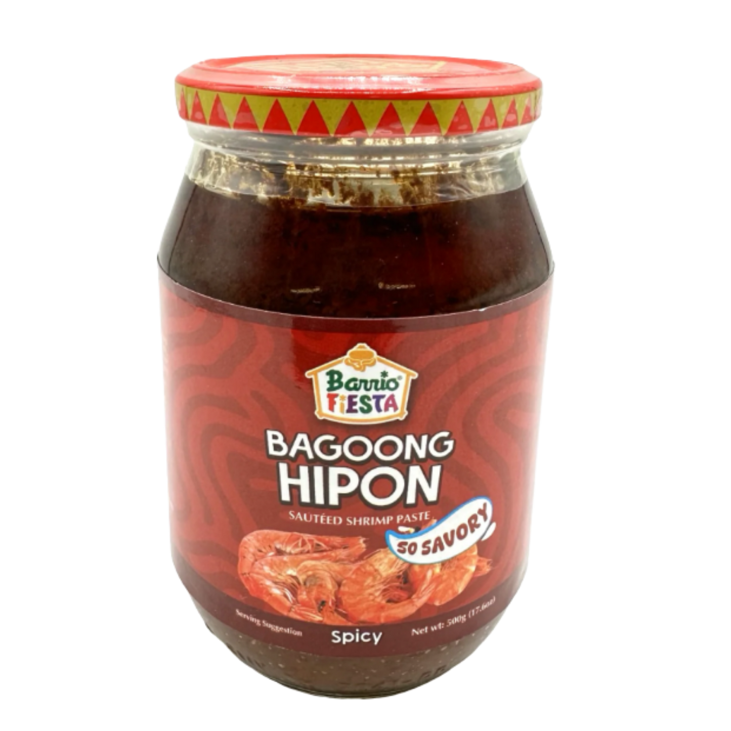 Barrio Fiesta Bagoong Hipon Spicy - 12/500g | 17.6oz