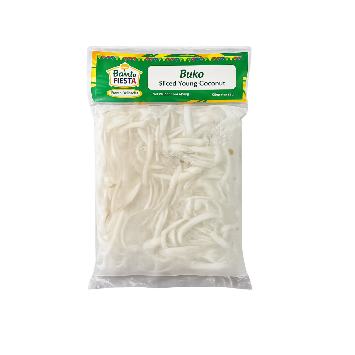 Barrio Fiesta Sliced Young Coconut (Buko) - 40/454g | 16oz