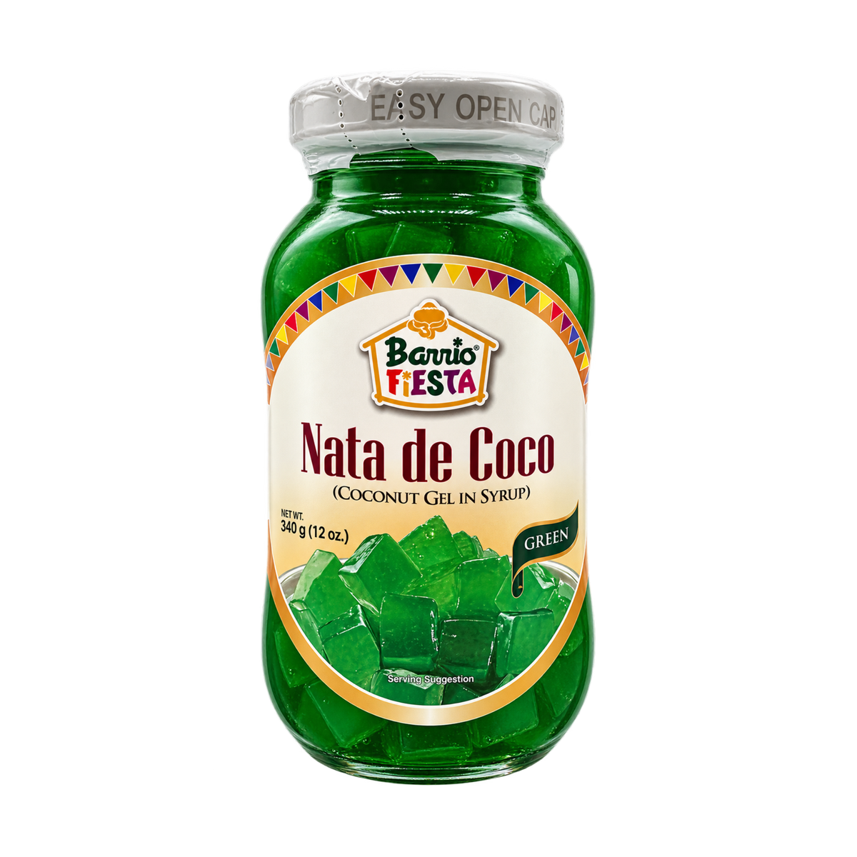 Barrio Fiesta Nata de Coco (Green) - 24/340g | 12oz