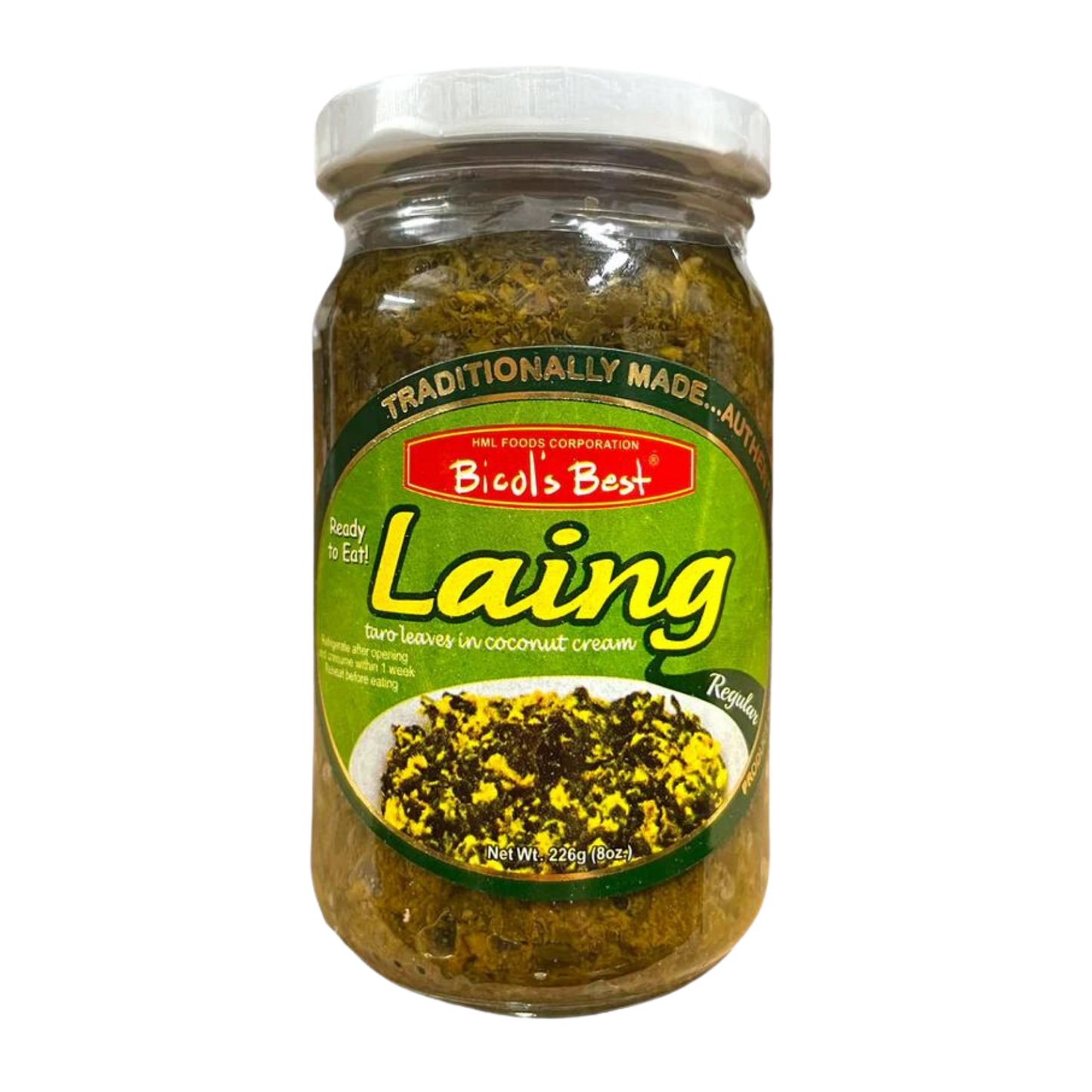 Bicol's Best Laing Regular - 24/226g | 8oz