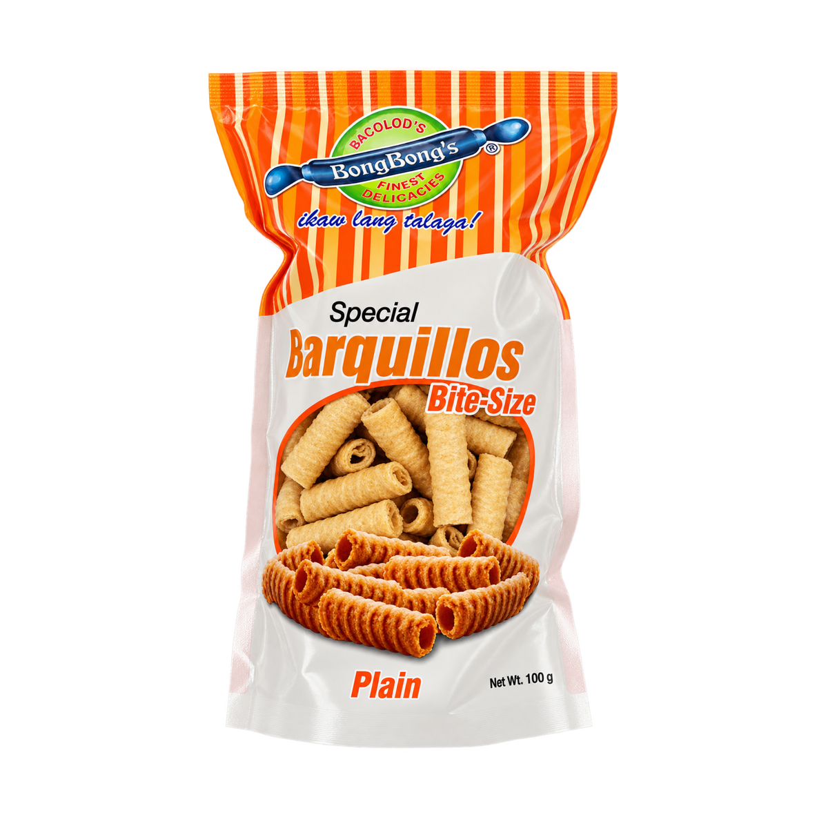 BongBong's Barquillos Bite Size (Plain)100g - 30/100g | 3.53oz