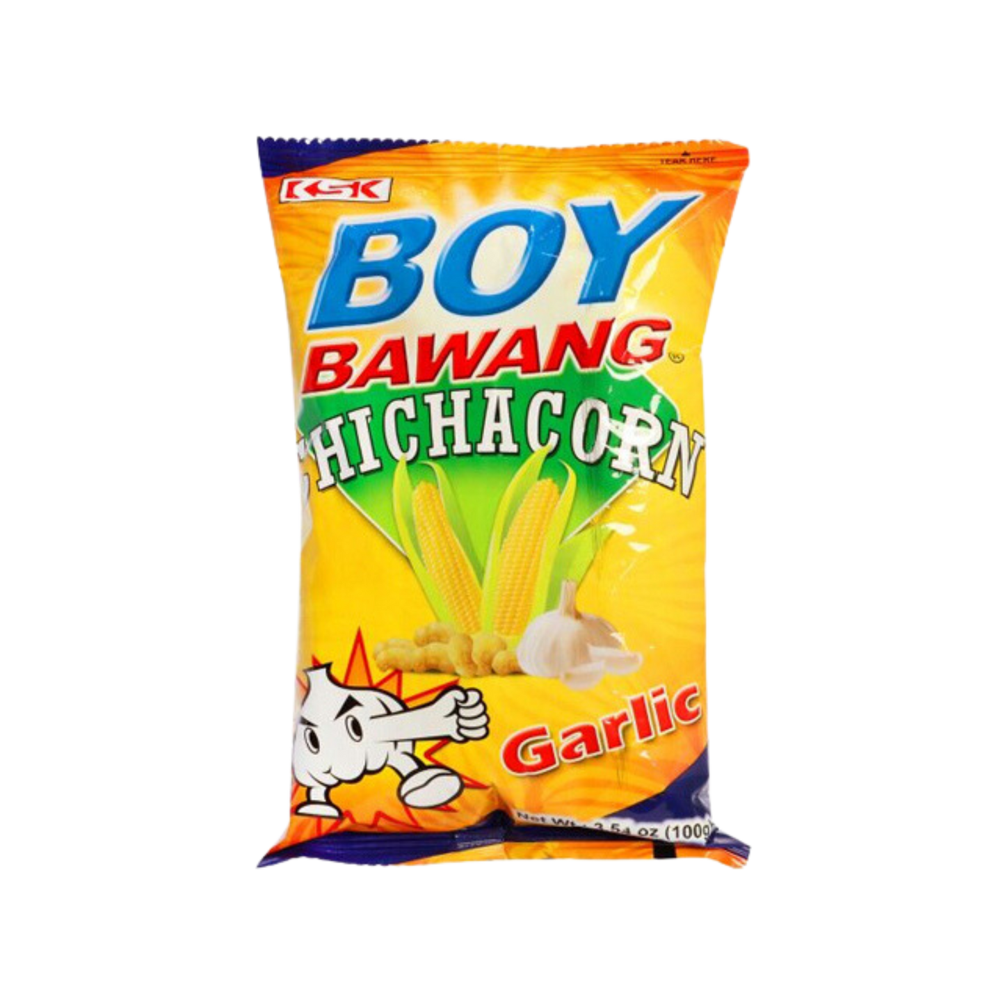 Boy Bawang Chichacorn Super Garlic Flavor - 40/100g | 3.54oz