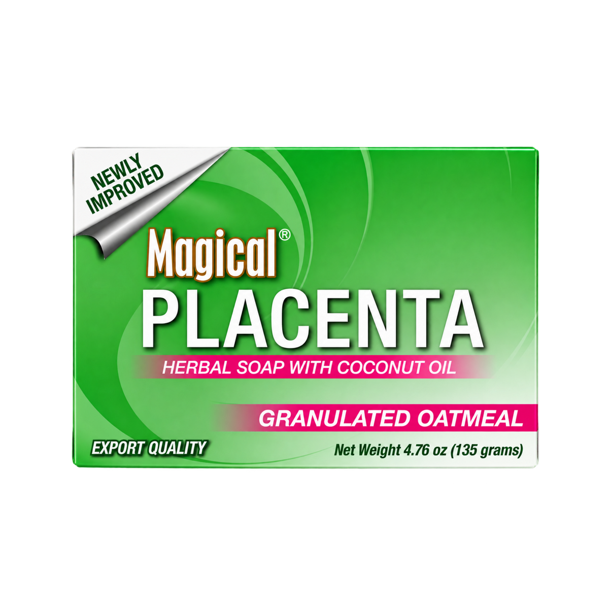C&H Magical Placenta Herbal Soap w/ Coconut Oil Granulated Oatmeal - 135g