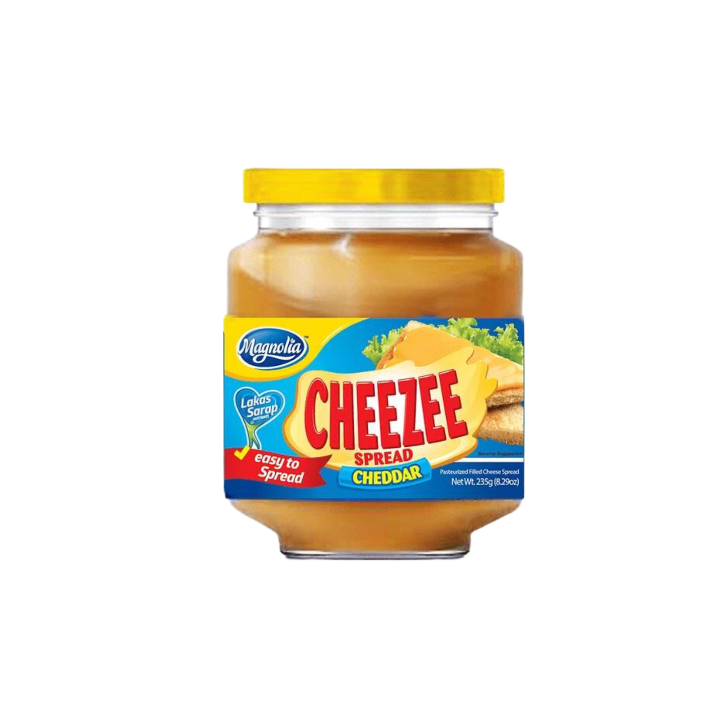 Magnolia Cheezee Spread Cheddar (Plain) 235g - 24/235g | 8.29oz