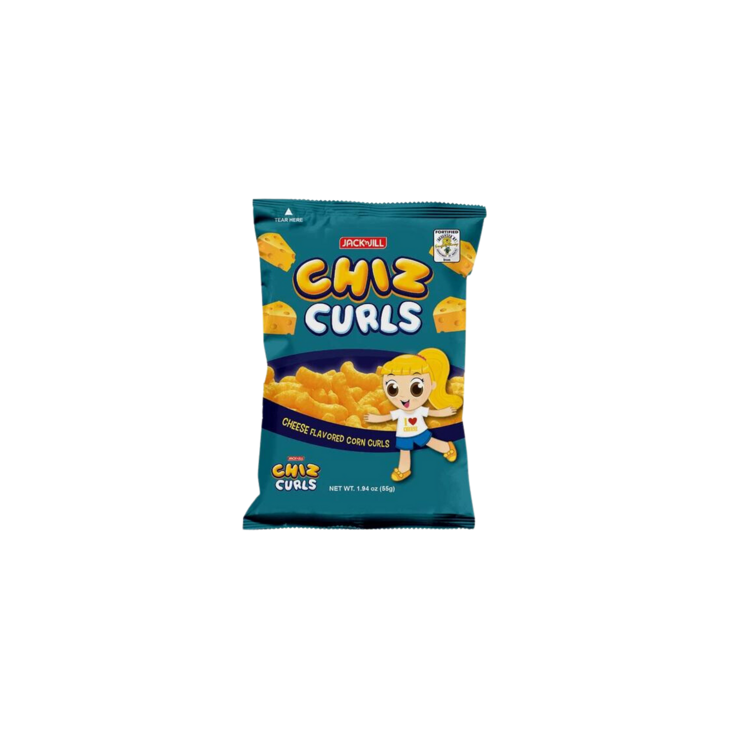 Jack 'n Jill Chiz Curls - 50/55g | 1.94oz