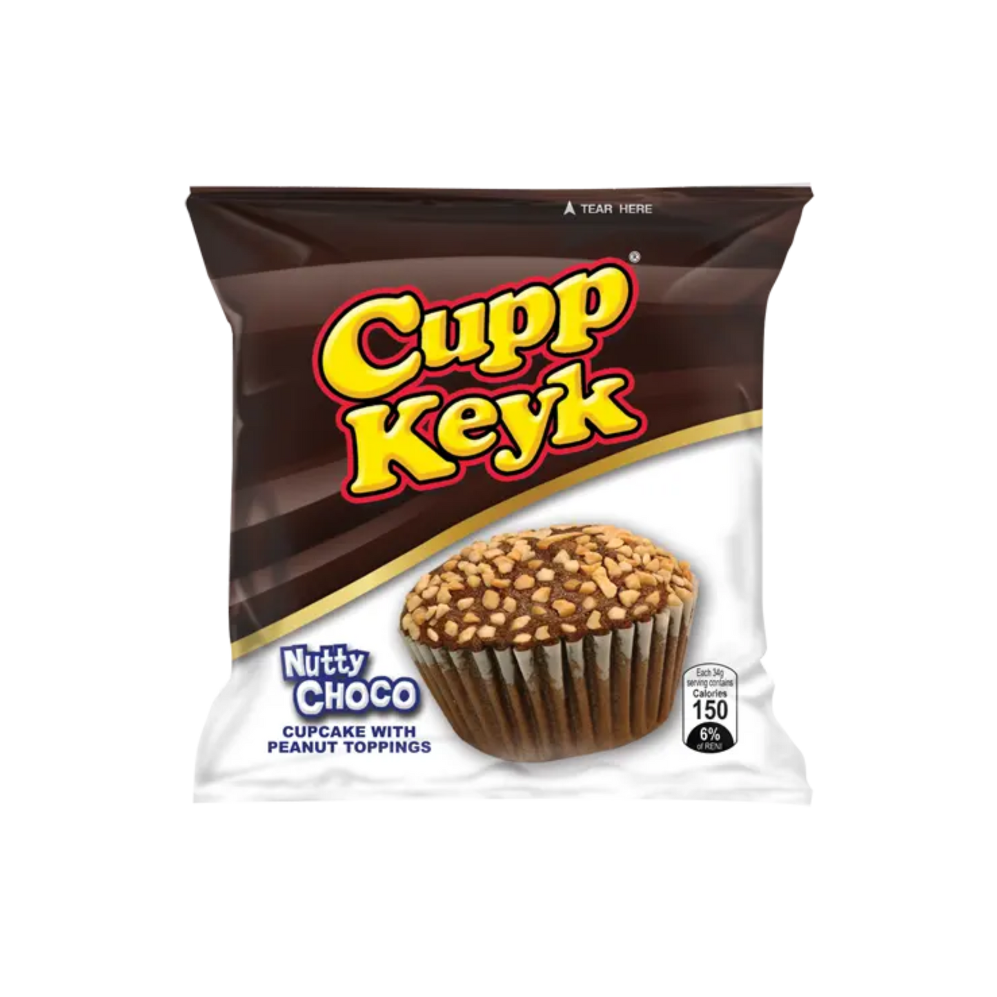 Cupp Keyk Nutty Choco - 10x10/34g | 1.2oz