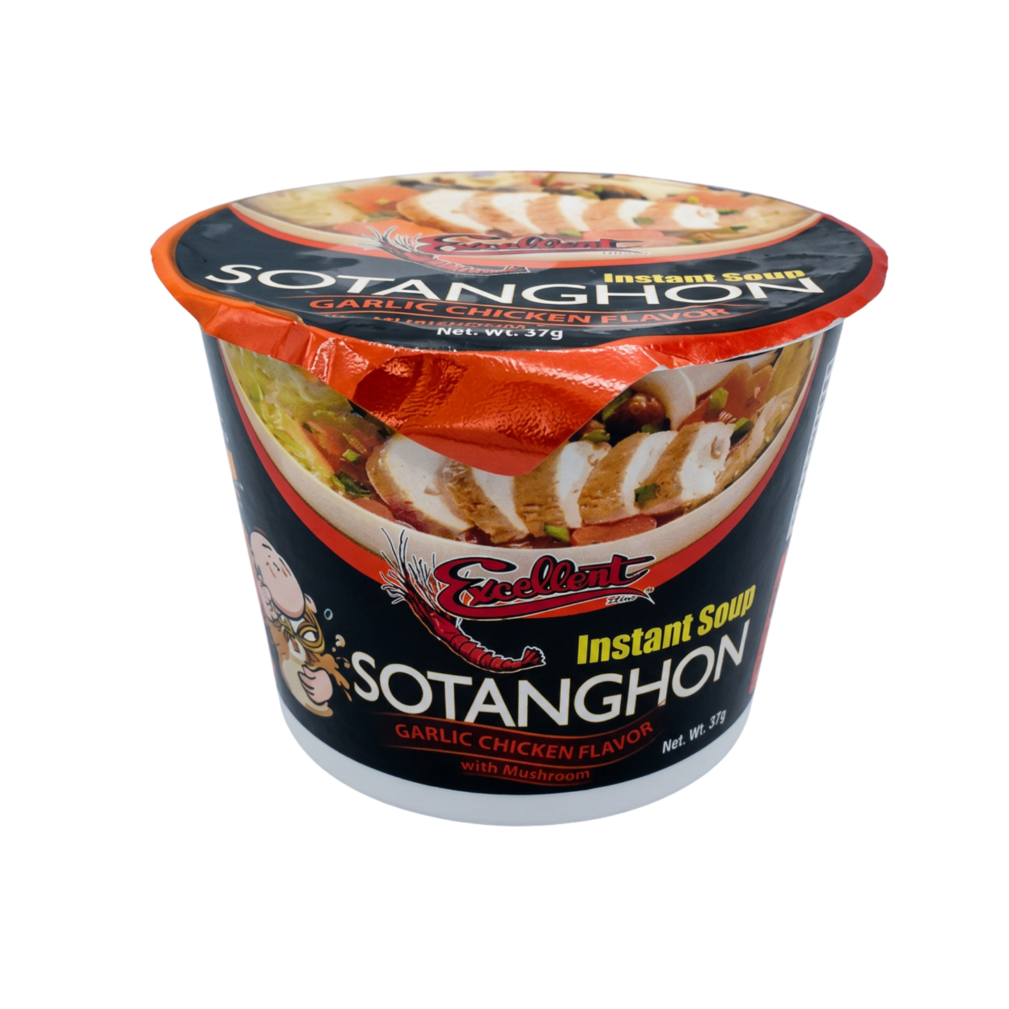 Excellent Instant Sotanghon Soup Garlic Chicken W/ Mushroom - 24/37g