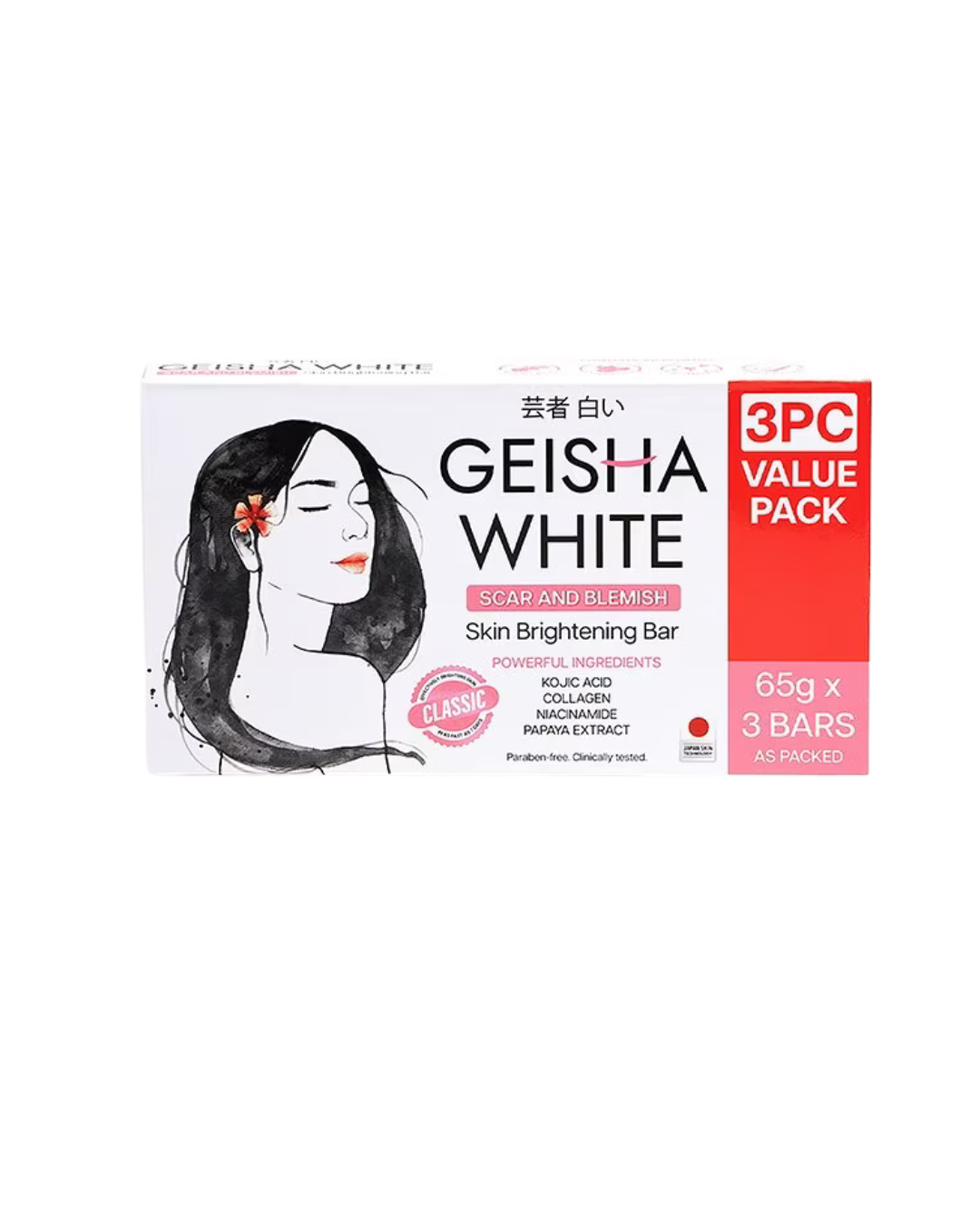 Geisha Soap Intense White - 1/65g (96s)