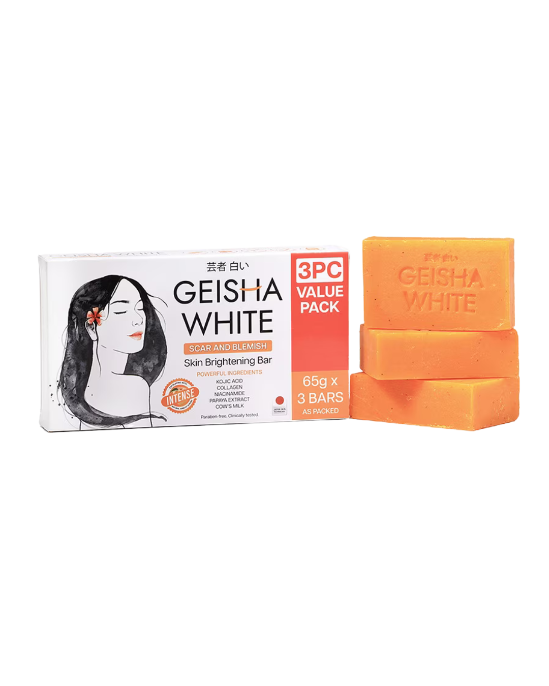 Geisha Soap Intense White- 1x3/65g (48s)