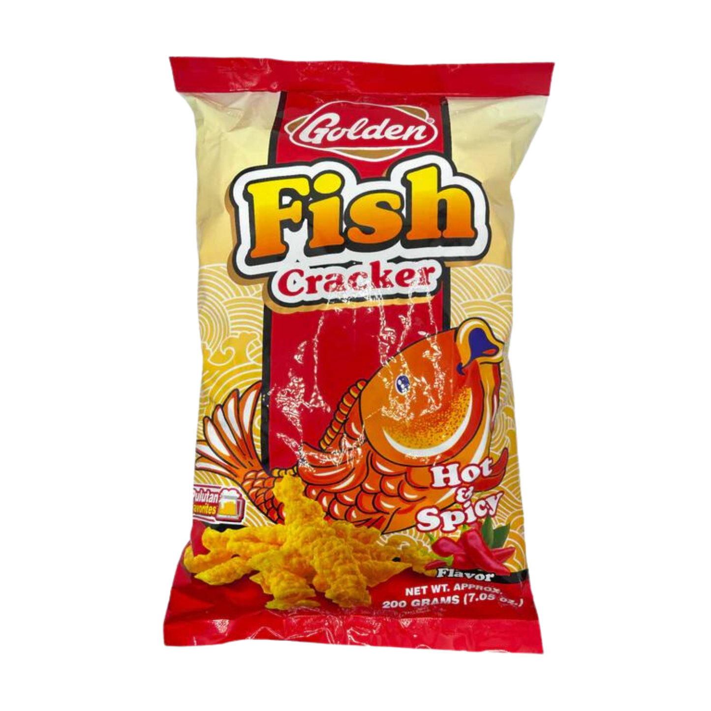 Golden Fish Cracker - Hot & Spicy - 20/200g (7.05oz)