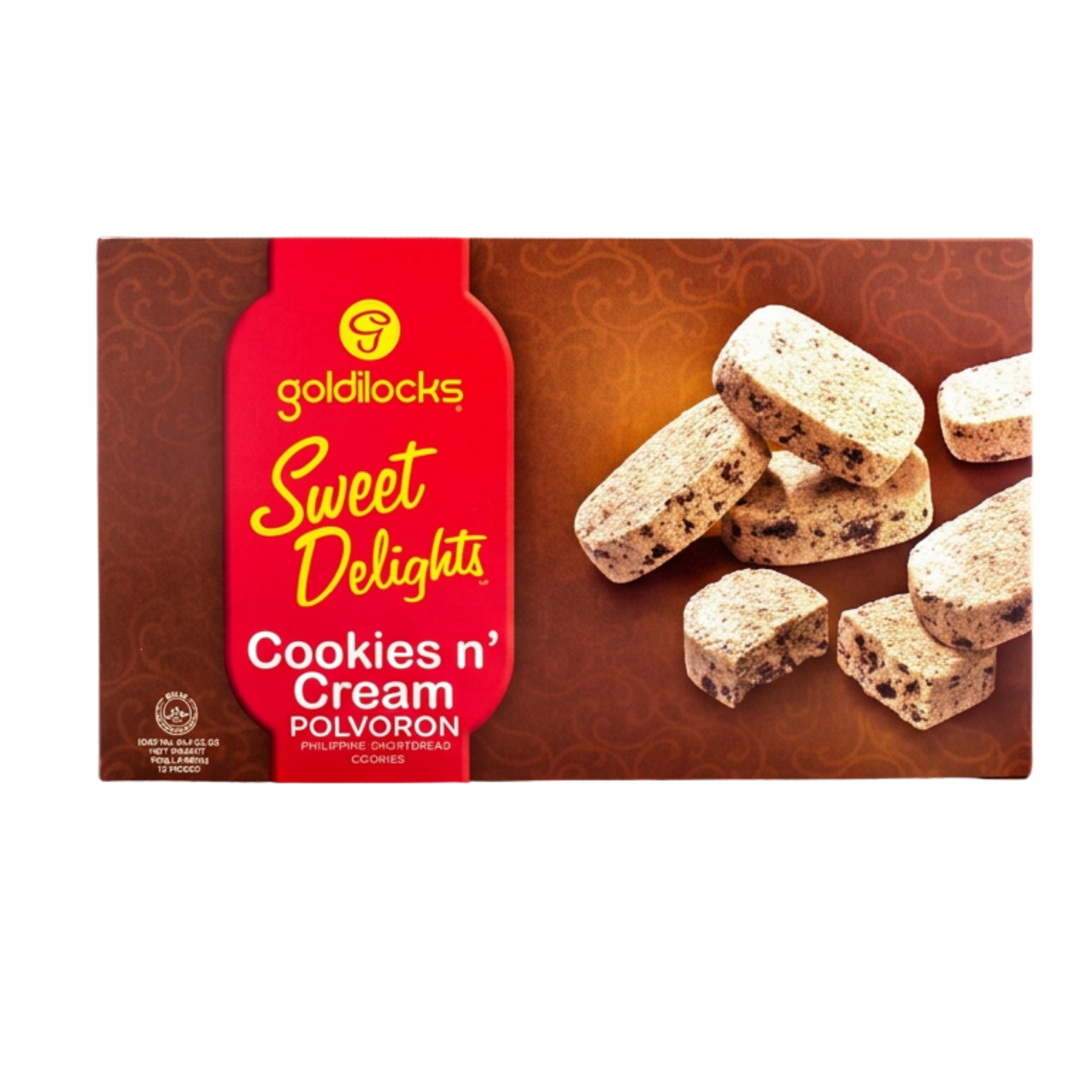 Goldilocks Sweet Delights Polvoron (Cookies n' Cream) - 12x25/25g | 0.88oz