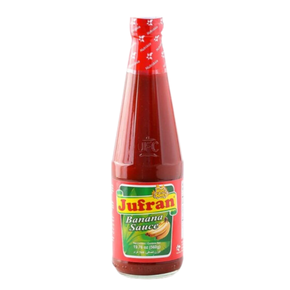 Jufran Banana Sauce Hot & Spicy - 18/560g | 19.40oz