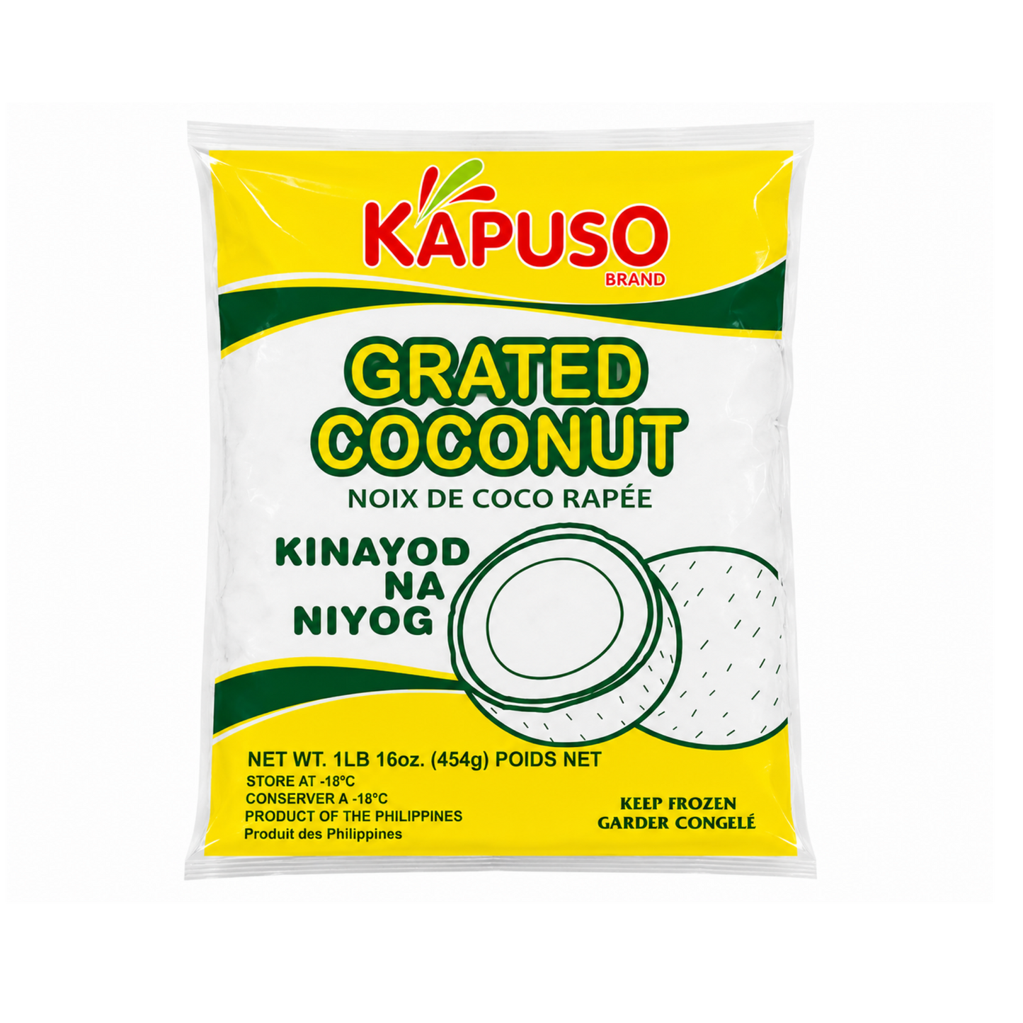 Kapuso Shredded Young Coconut - 40/16oz