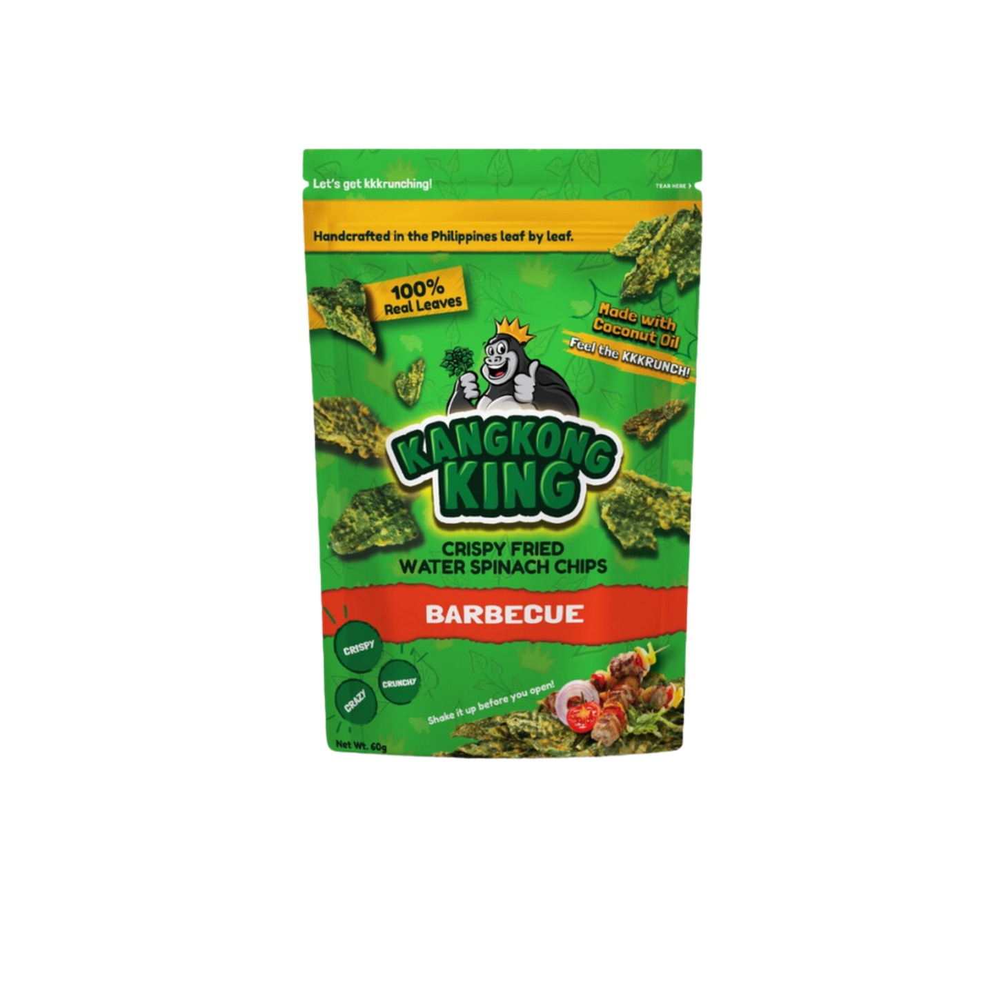 Kangkong King Barbeque Flavor - 24/60g (2.12oz)