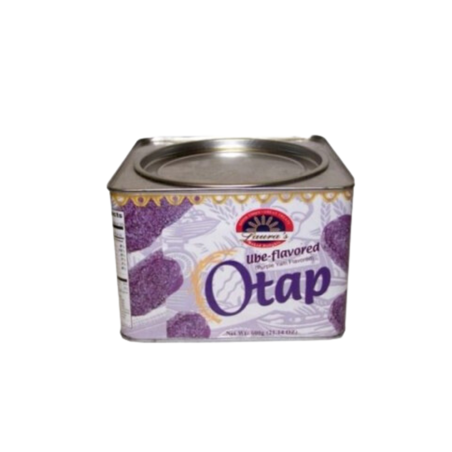 Laura's Otap Tin (Ube Flavored) - 12/600g | 21.16oz