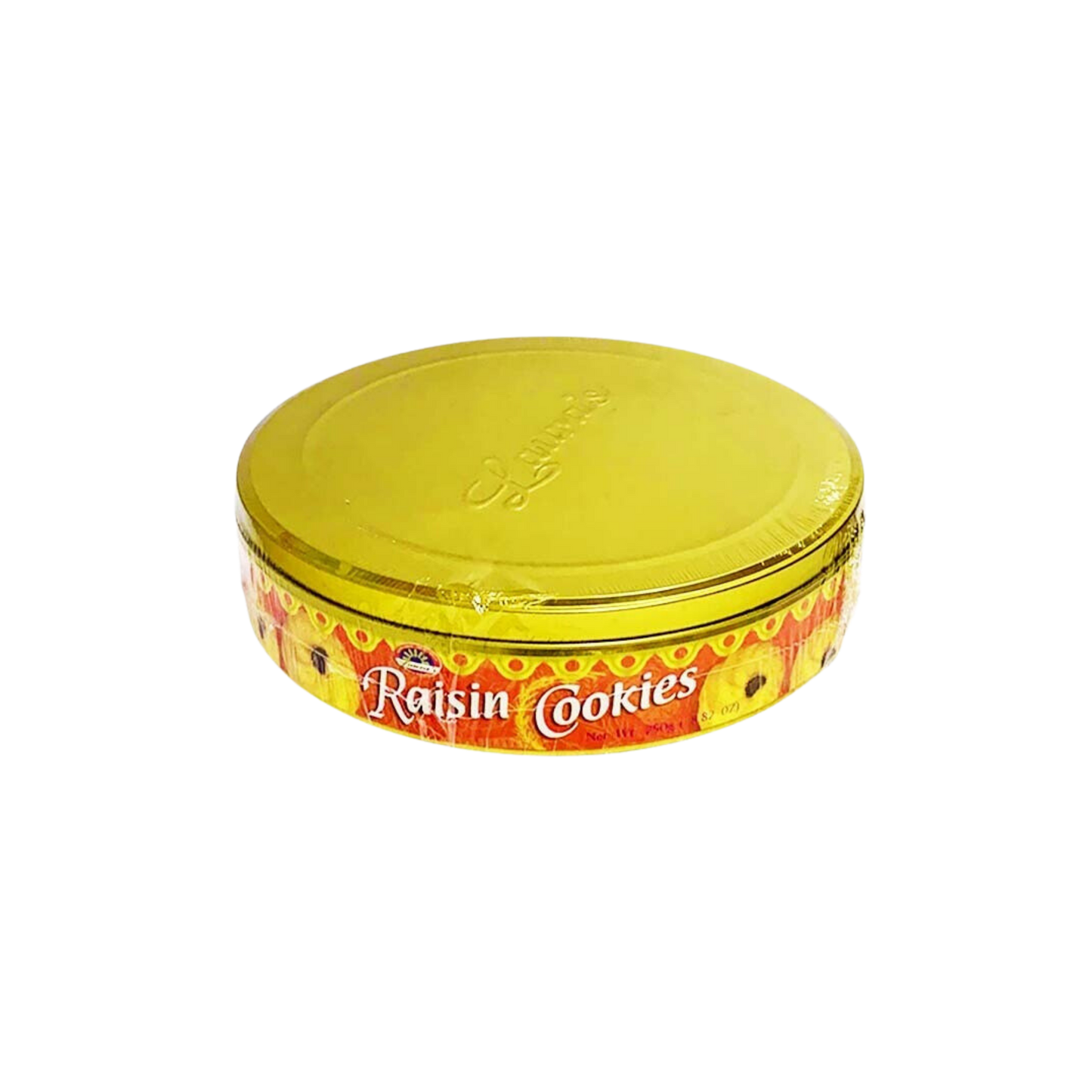 Laura's Raisin Cookies Tin - 12/250 | 8.82oz