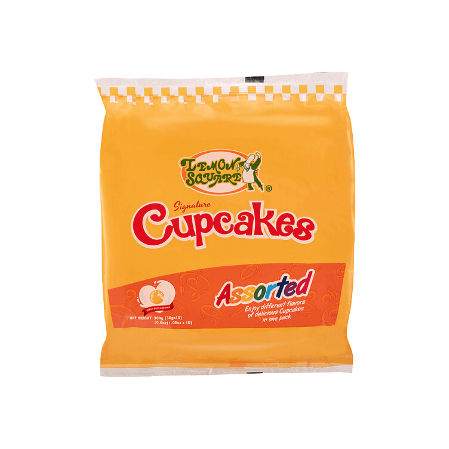 Lemon Square Cupcakes Assorted 30gx10x12 - 10x12/30g | 1.06oz