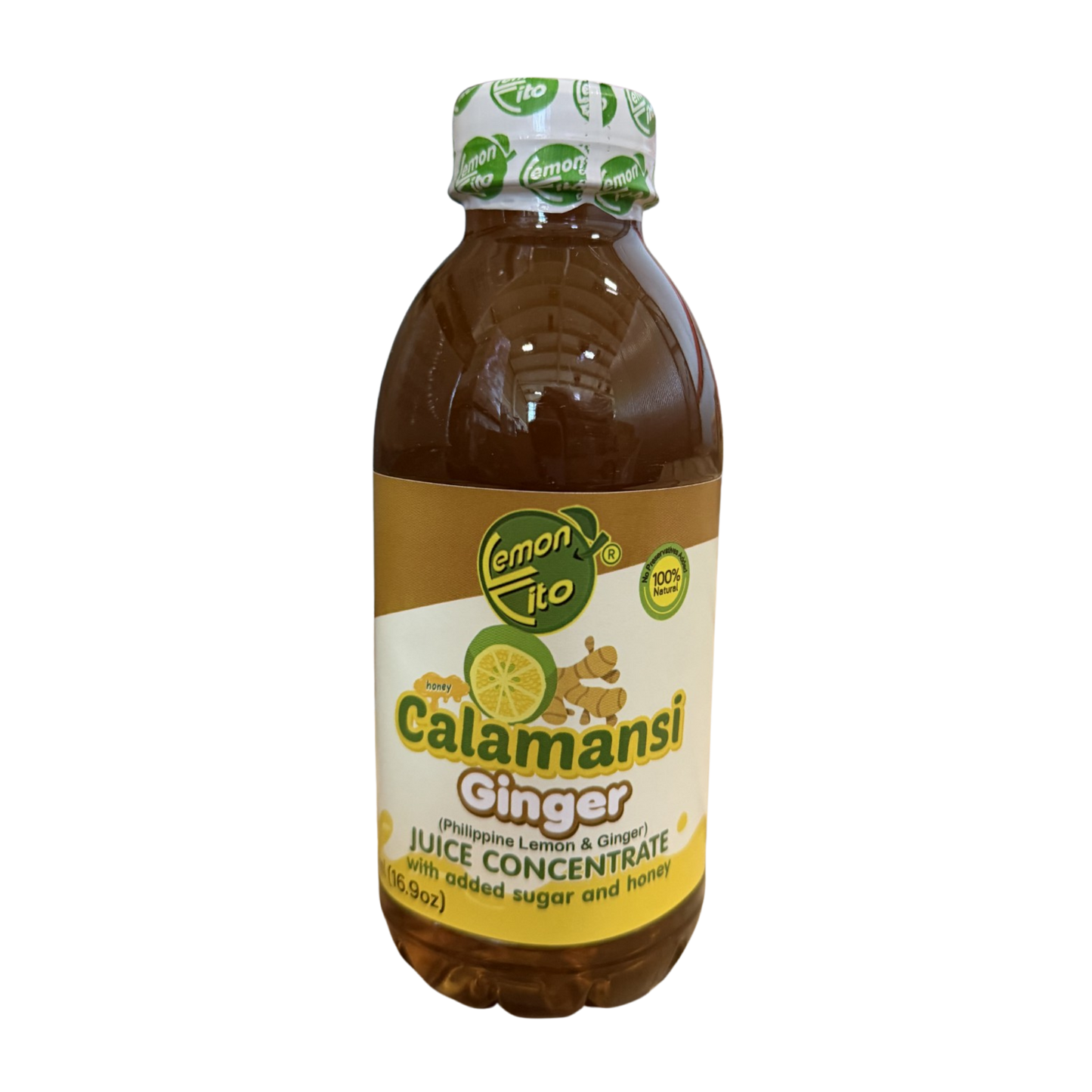 Lemoncito Calamansi Ginger Juice Concentrate w/ Honey -20/500ml