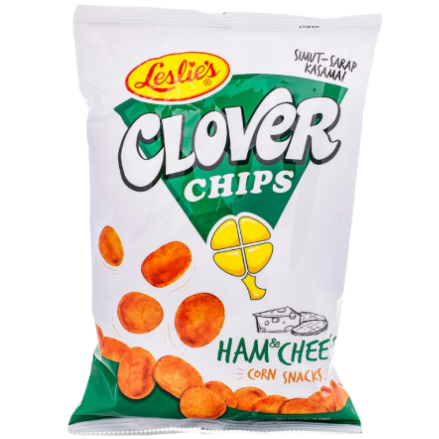 Leslie's Clover Chips Ham & Chesse - 30/145g