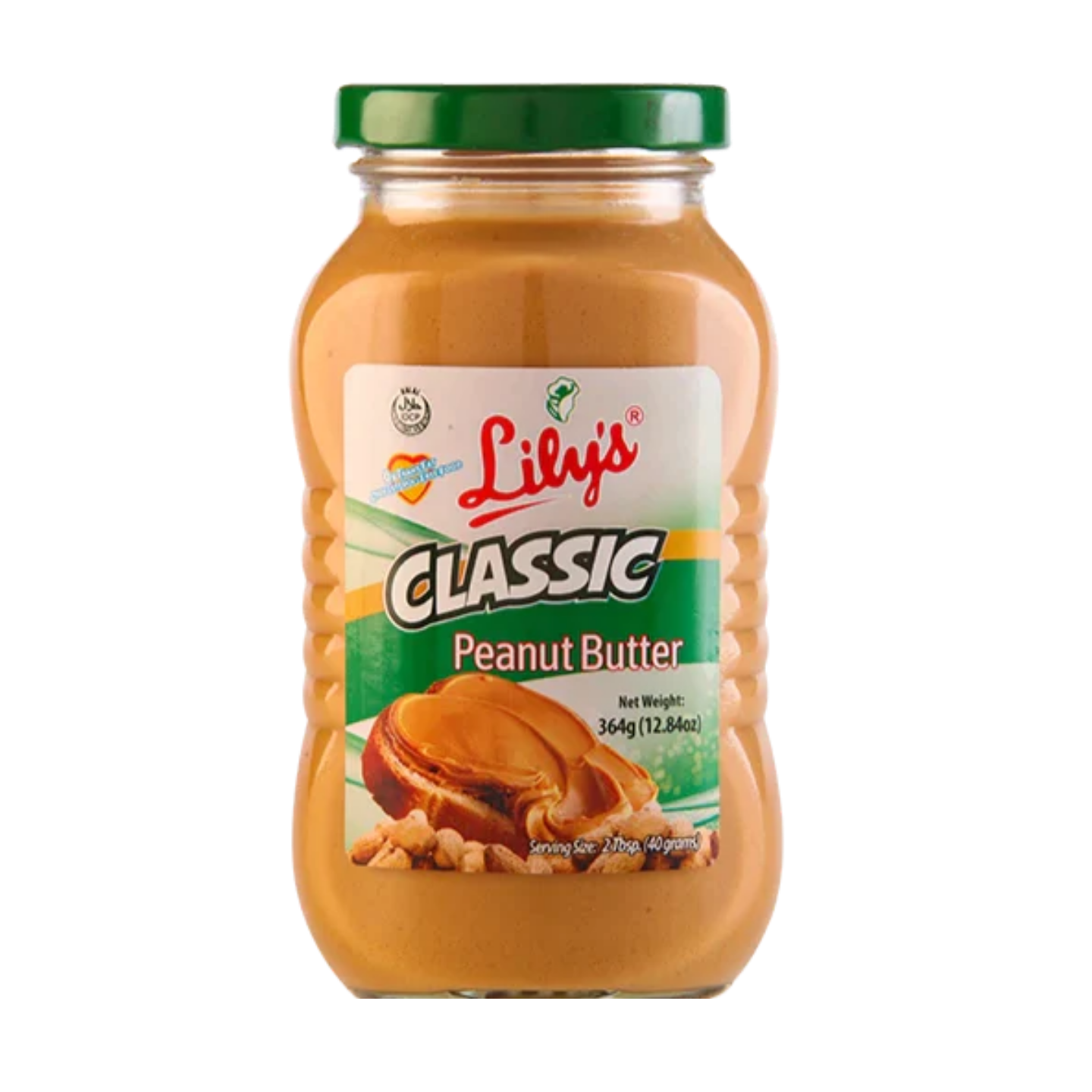 Lily's Peanut Butter Classic 364g (Glass) - 12/364g | 12.84oz