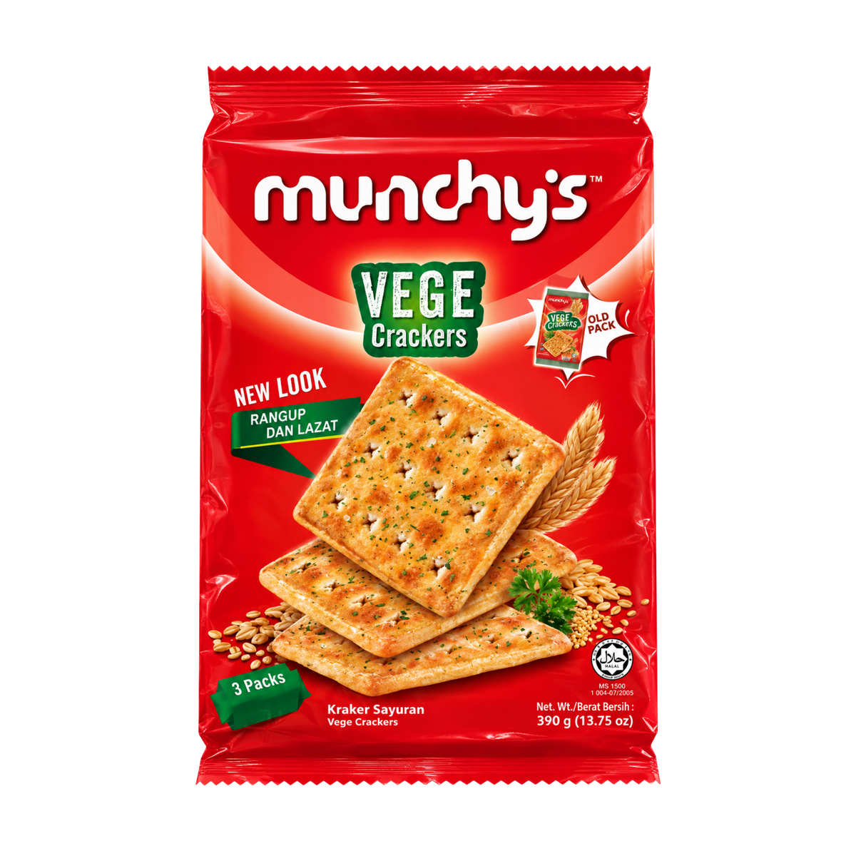 Munchy's Vege Crackers - 12/390g