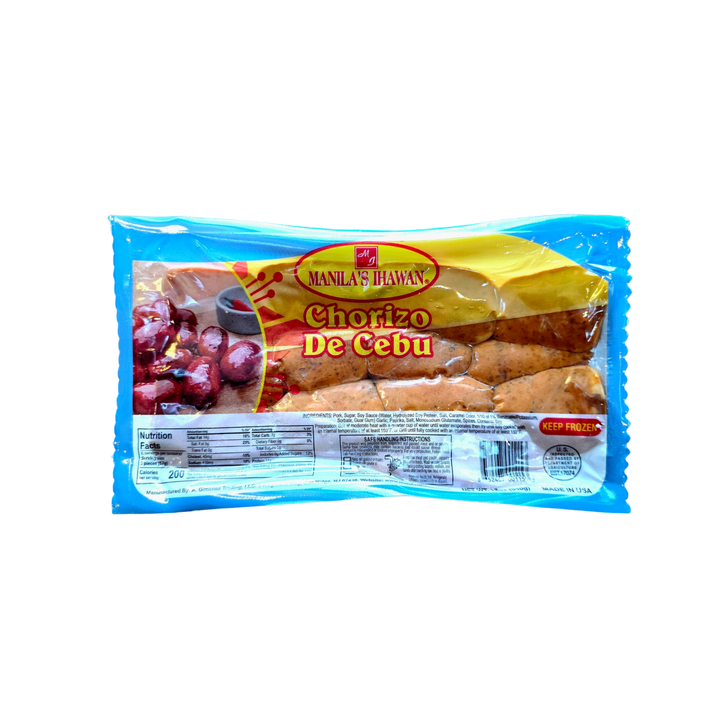 Manila's Ihawan Chorizo De Cebu - 20/12oz