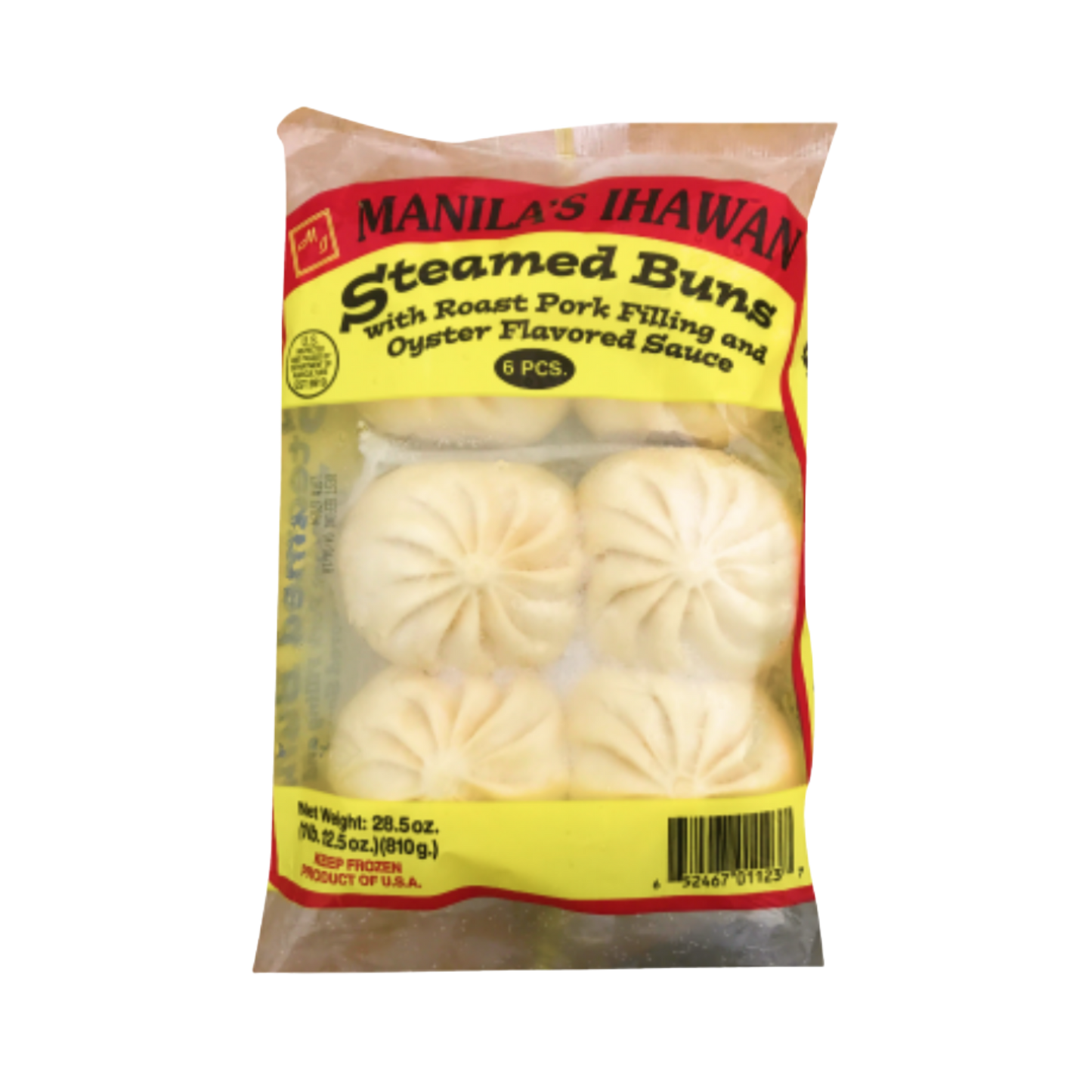 Manila's Ihawan Pork Asado Siopao - 12x6Pcs/Cs