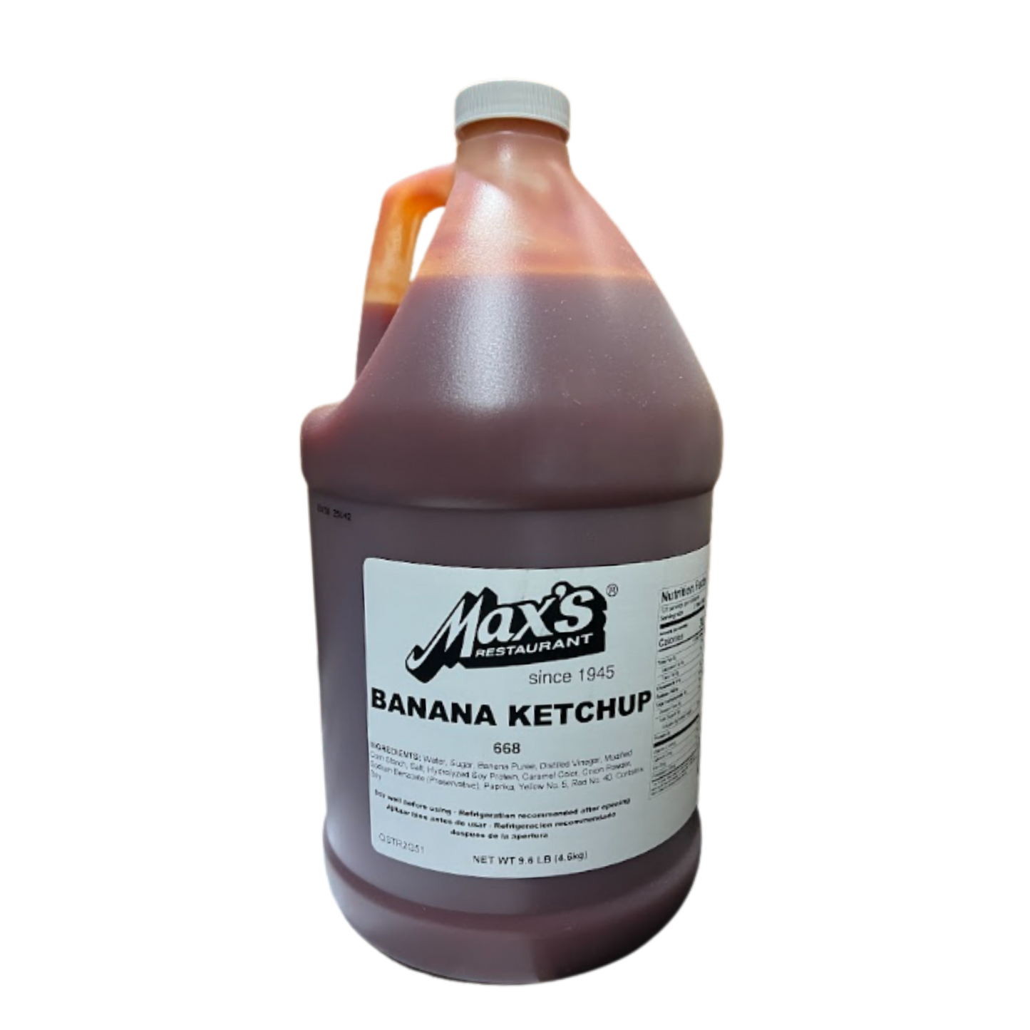 Max'S Banana Ketchup - Regular - 4/4gal (3.785L)