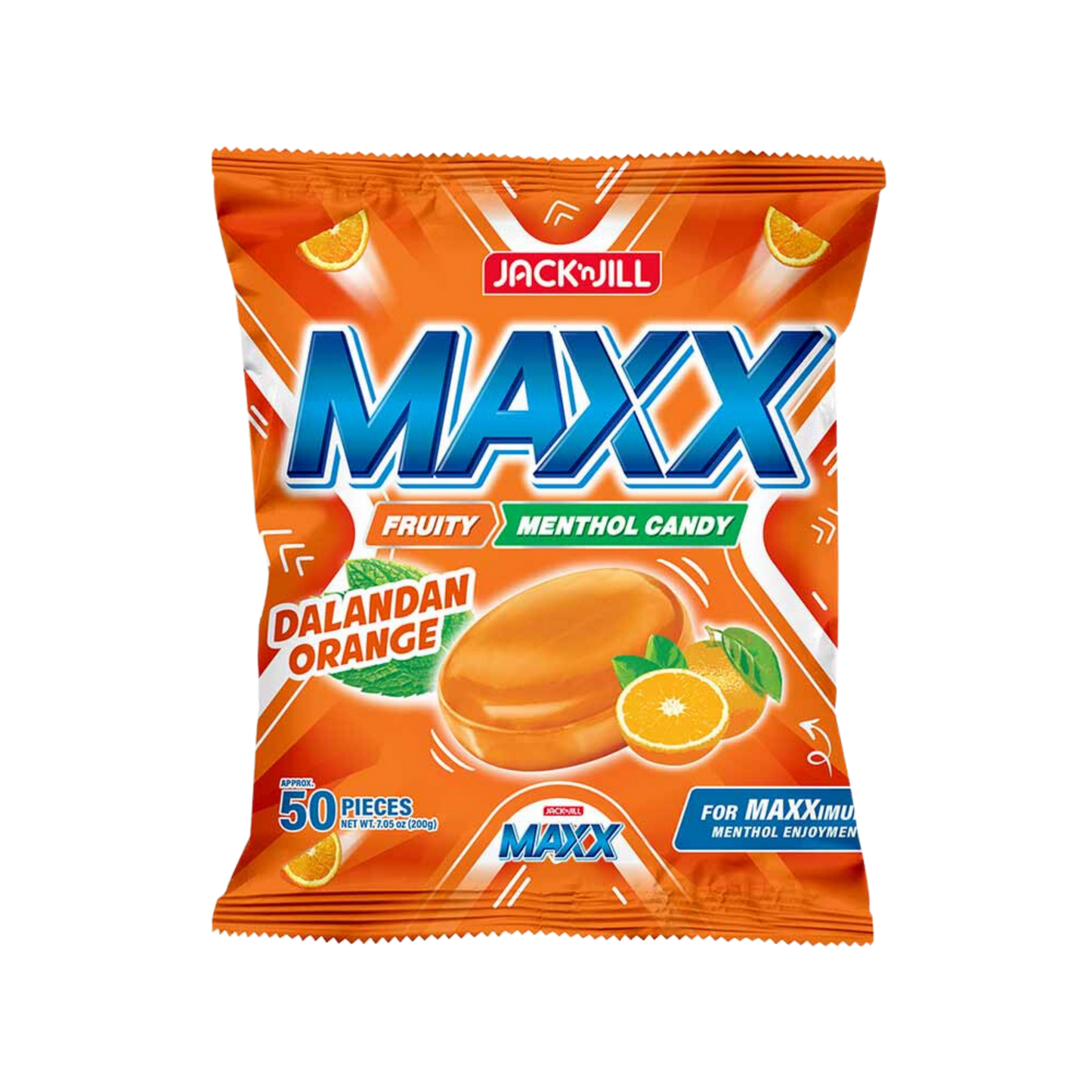 Maxx Dalandan Orange Candy- 50x40/4g | 0.14oz