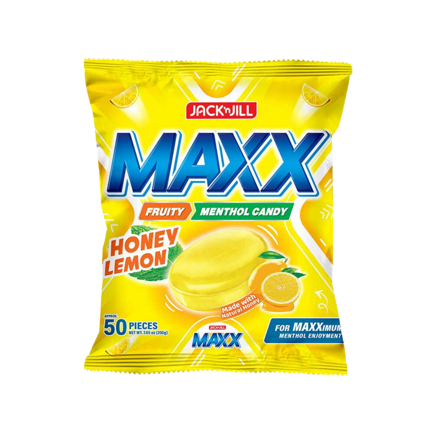Maxx Honey-Lemon Candy- 50x40/4g | 0.14oz