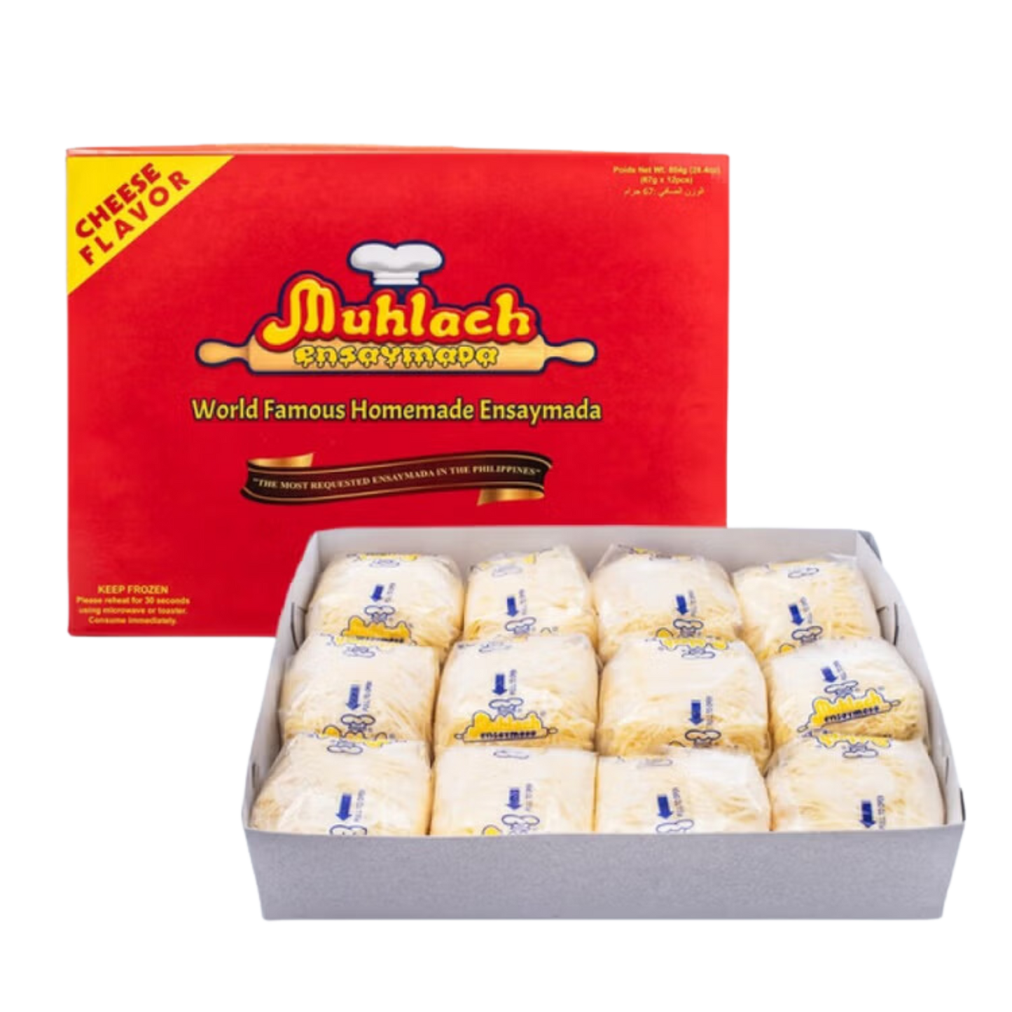 Muhlach Ensaymada Cheese - 12x20/63g | 2.12oz