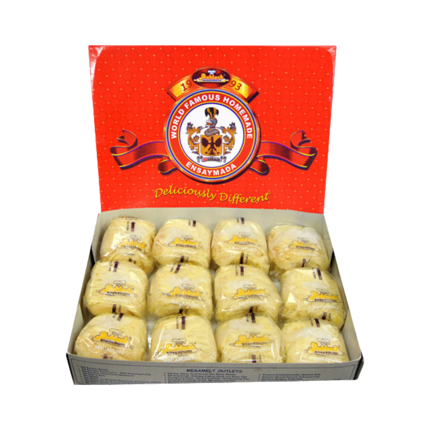 Muhlach Ensaymada Macapuno - 12x20/60g | 2.12oz