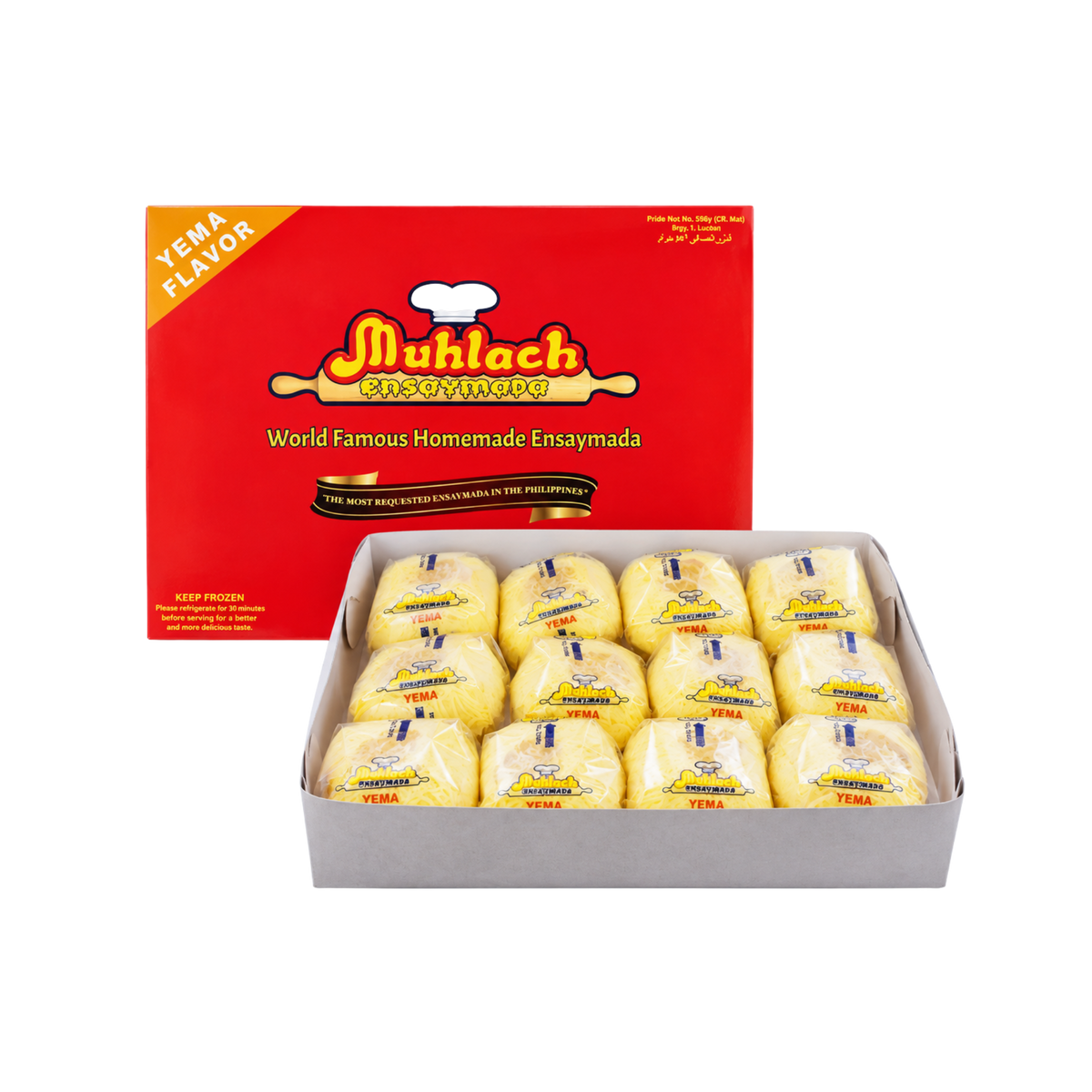 Muhlach Ensaymada Yema - 12x20/60g | 2.12oz
