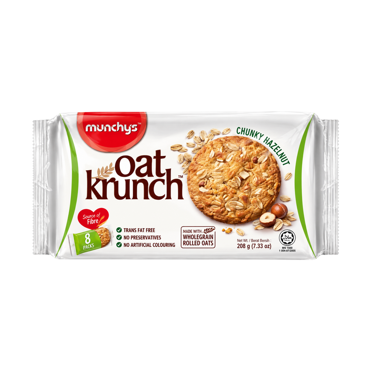 Munchy's Oat Krunch Chunky Hazelnut - 12/208g