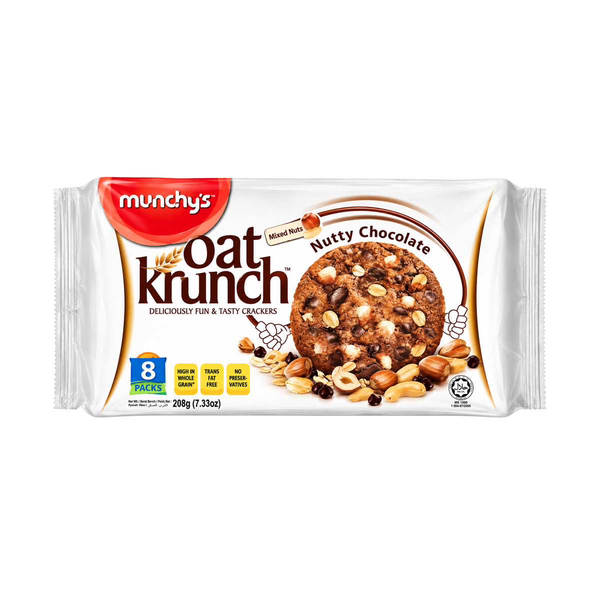 Munchy's Oat Krunch Nutty Chocolate - 12/208g