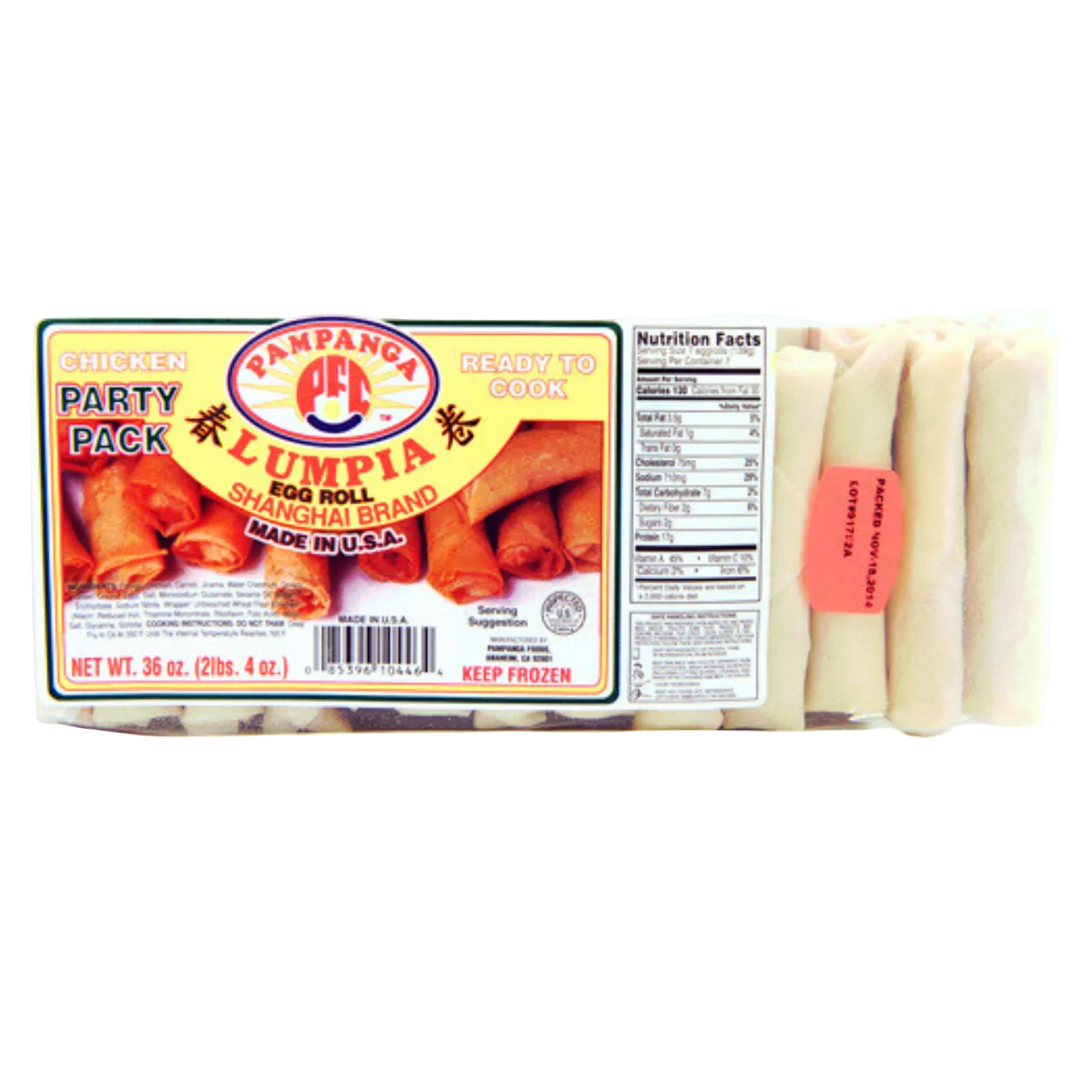 Pampanga Party Chicken Shanghai- 9/36oz