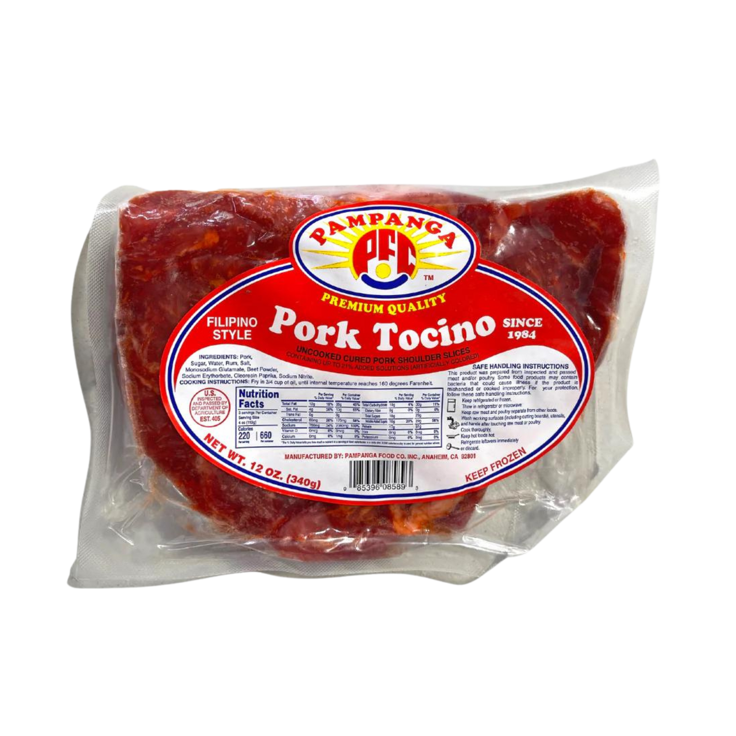 Pampanga Pork Tocino - 24/12oz