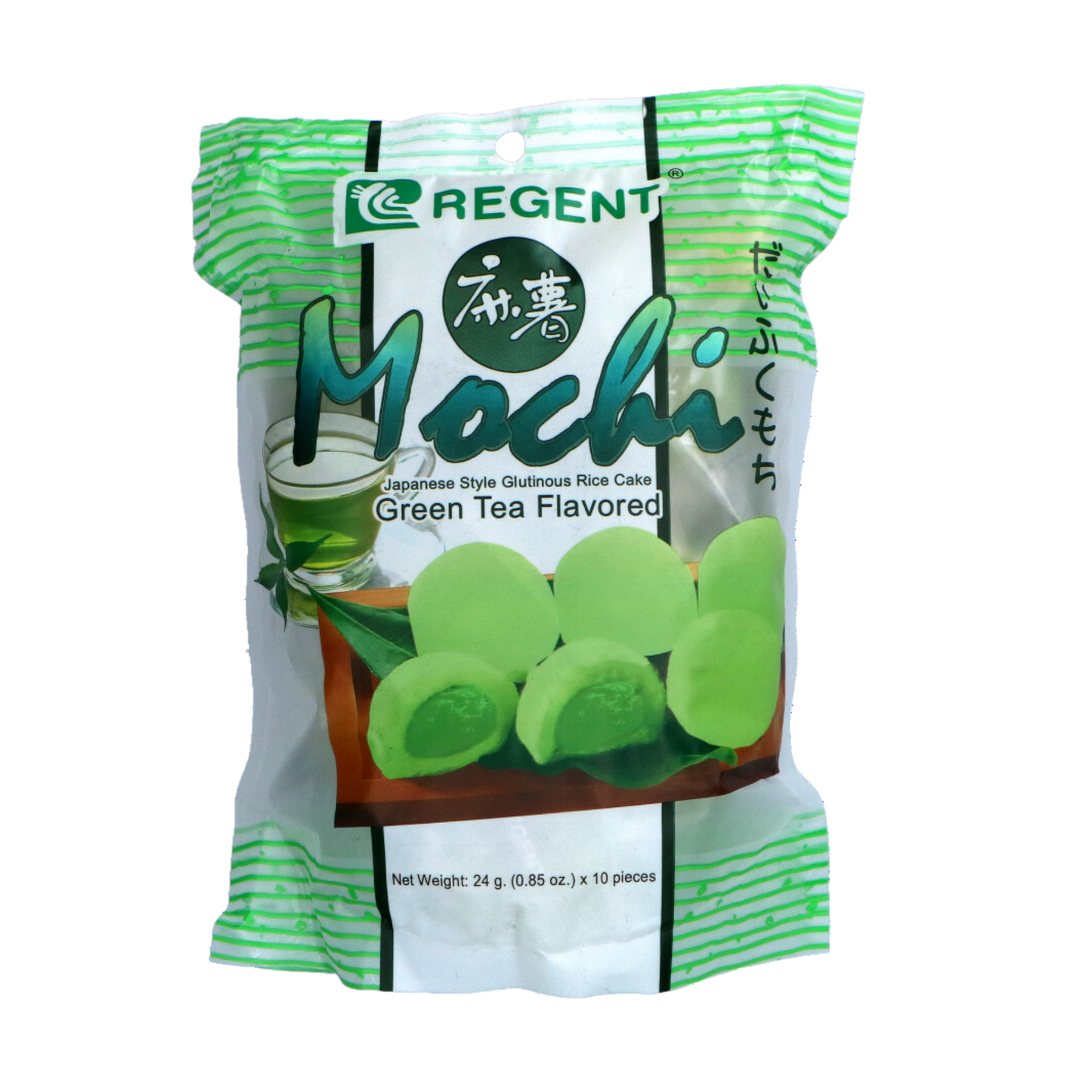 Regent Mochi - Green Tea Flavor - 10x8/240g | 8.47oz