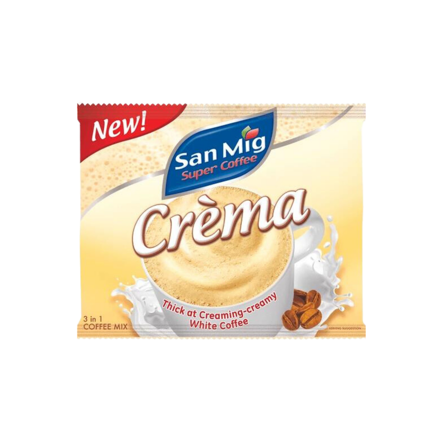 San Mig Super Coffee 3-in-1 (Crema White) - 30x8/25g | 0.88oz