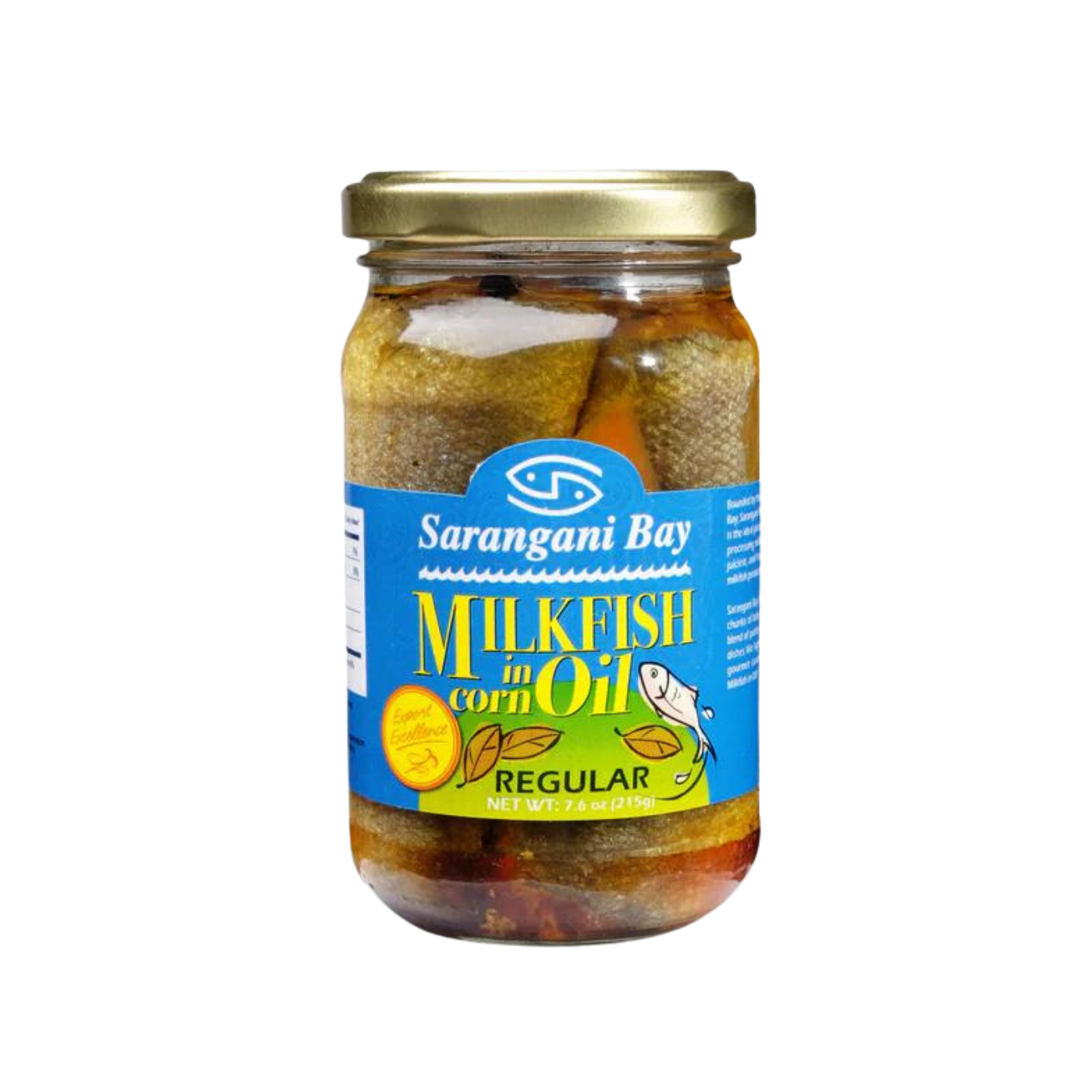 Sarangani Bay Milkfish in Oil Regular 8oz - 24/227g| 8oz