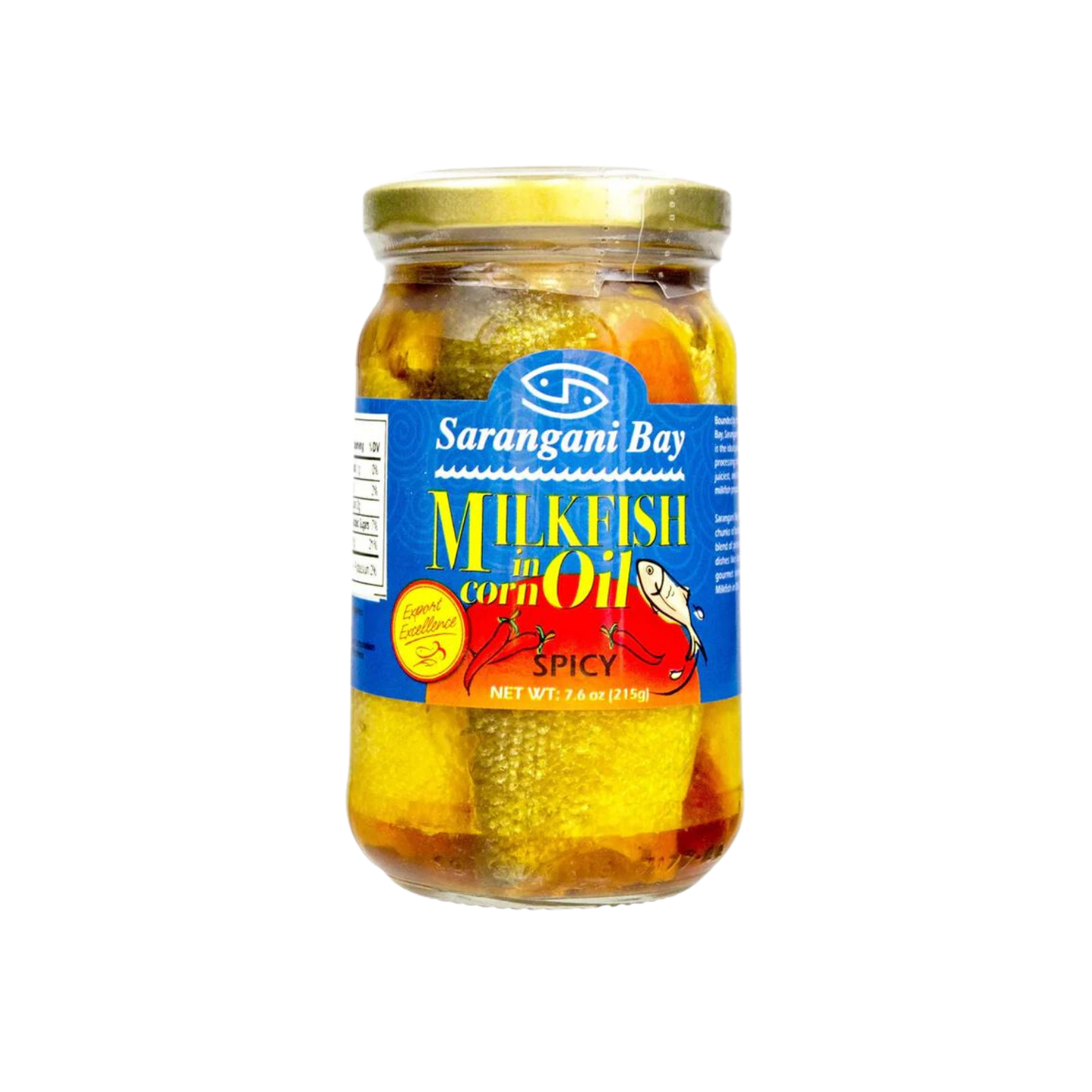 Sarangani Bay Milkfish in Oil Spicy 8oz - 24/227g | 8oz