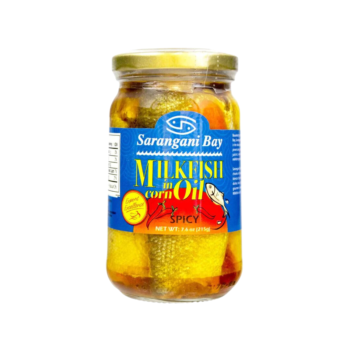 Sarangani Bay Milkfish in Oil Spicy 8oz - 24/227g | 8oz