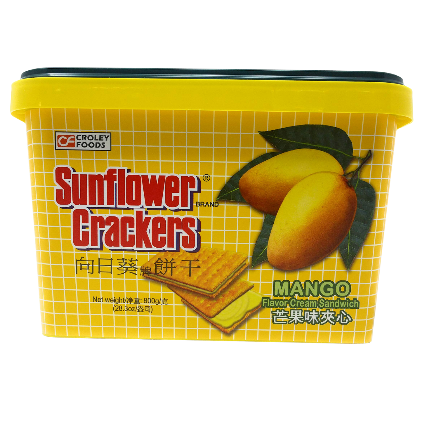 Sunflower Crackers Mango Sandwich (Tub) - 12/800g | 28.22oz