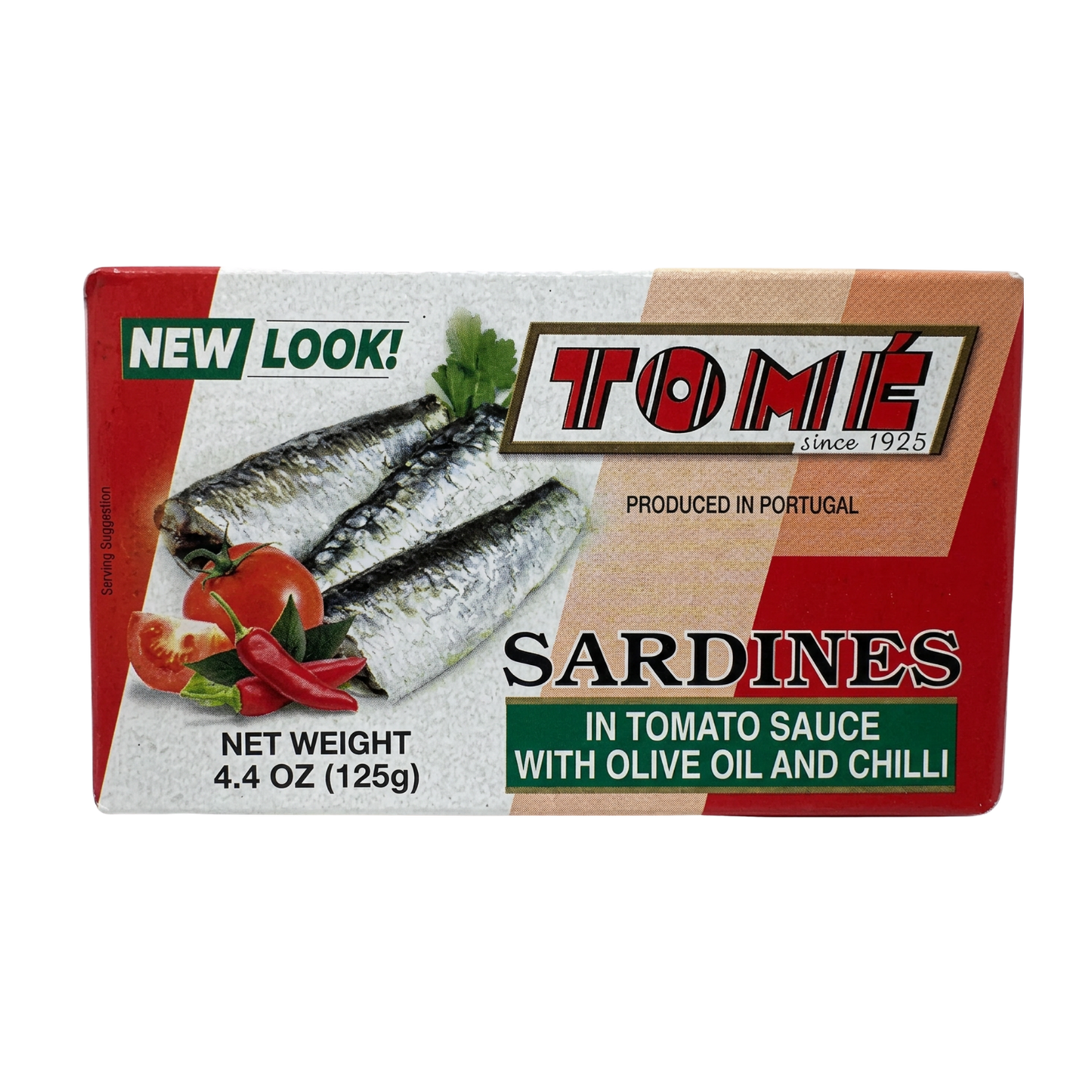 Tome Sardines Red In Tomato Sauce With Olive Oil Chili – 50/125g | 4.4oz